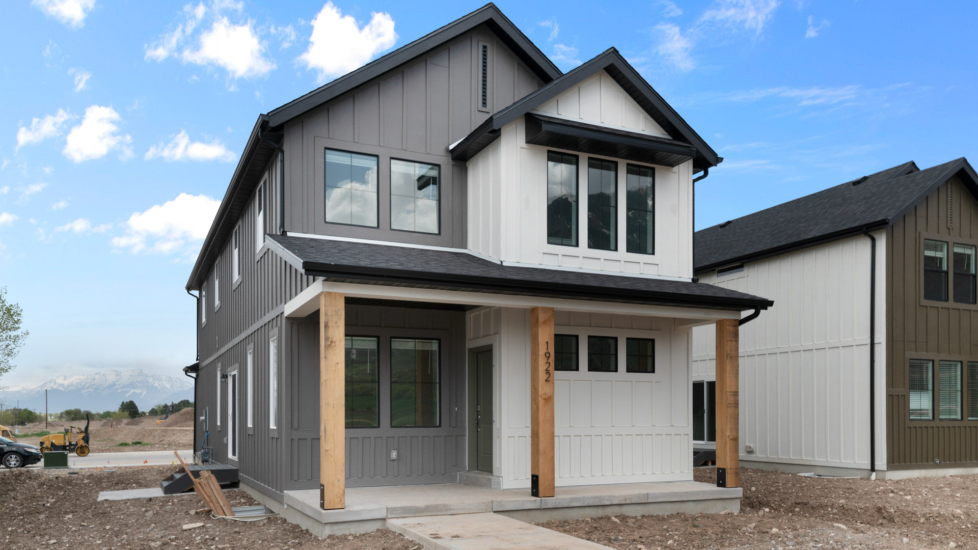Hudson exterior farmhouse elevation
