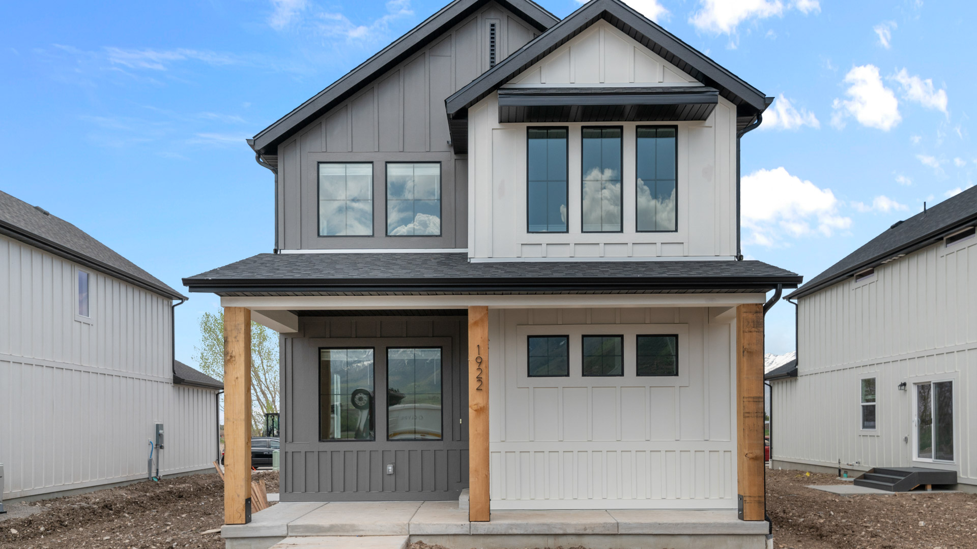Hudson exterior farmhouse elevation