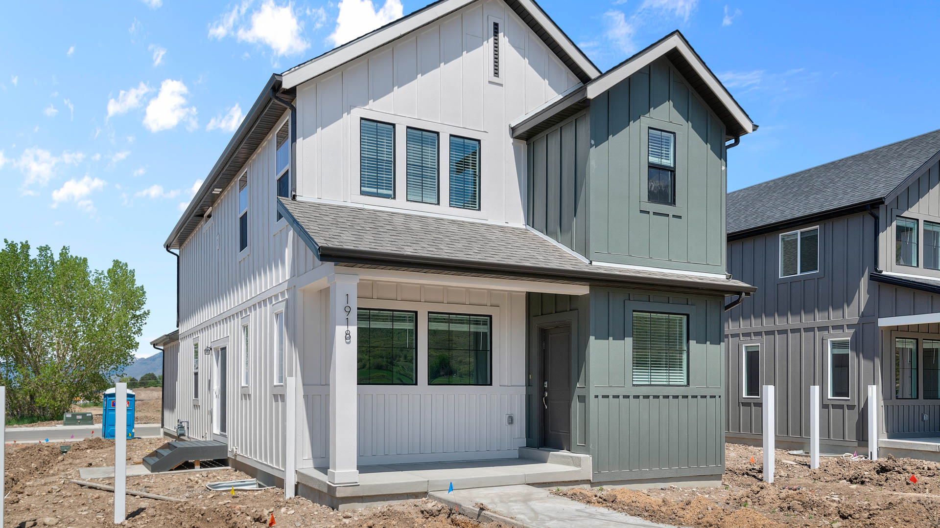 Bedford farmhouse elevation
