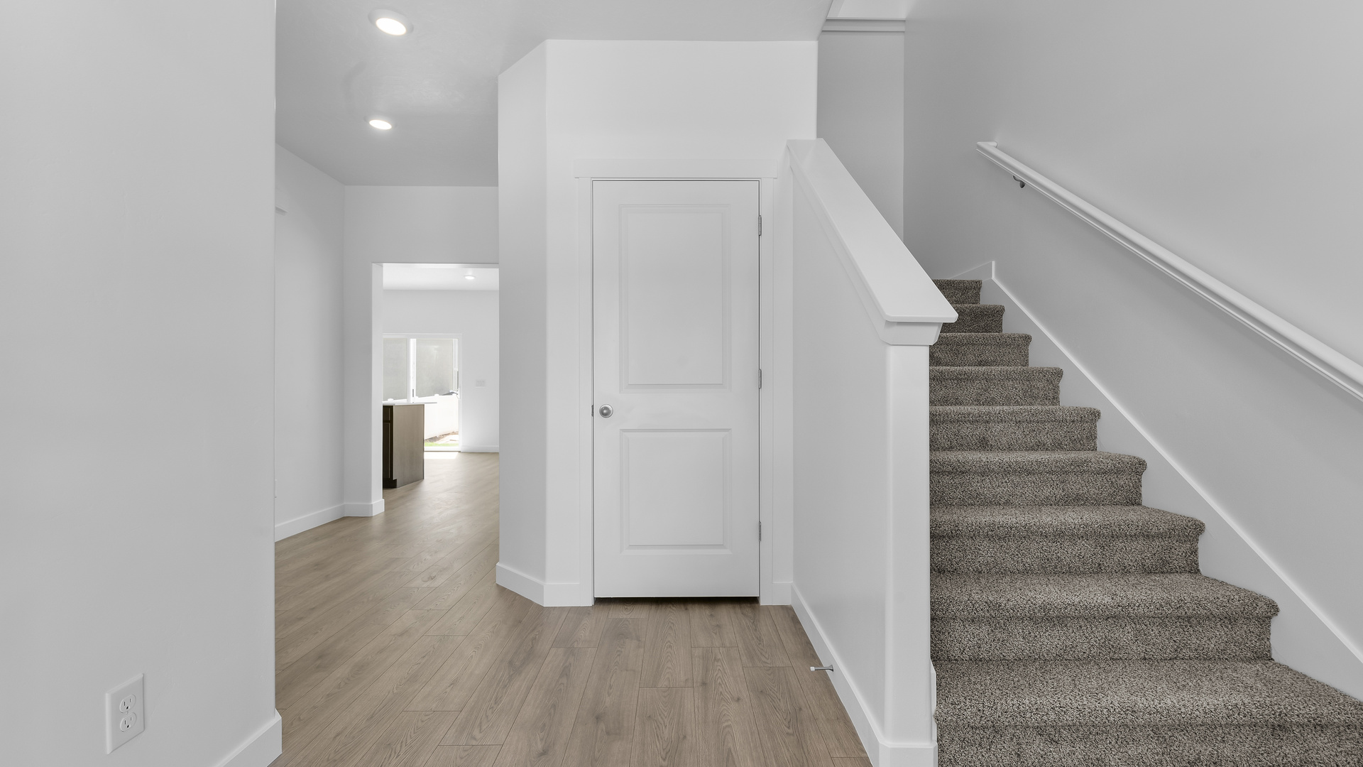New home with scandinavian exterior design in Salem, Utah.