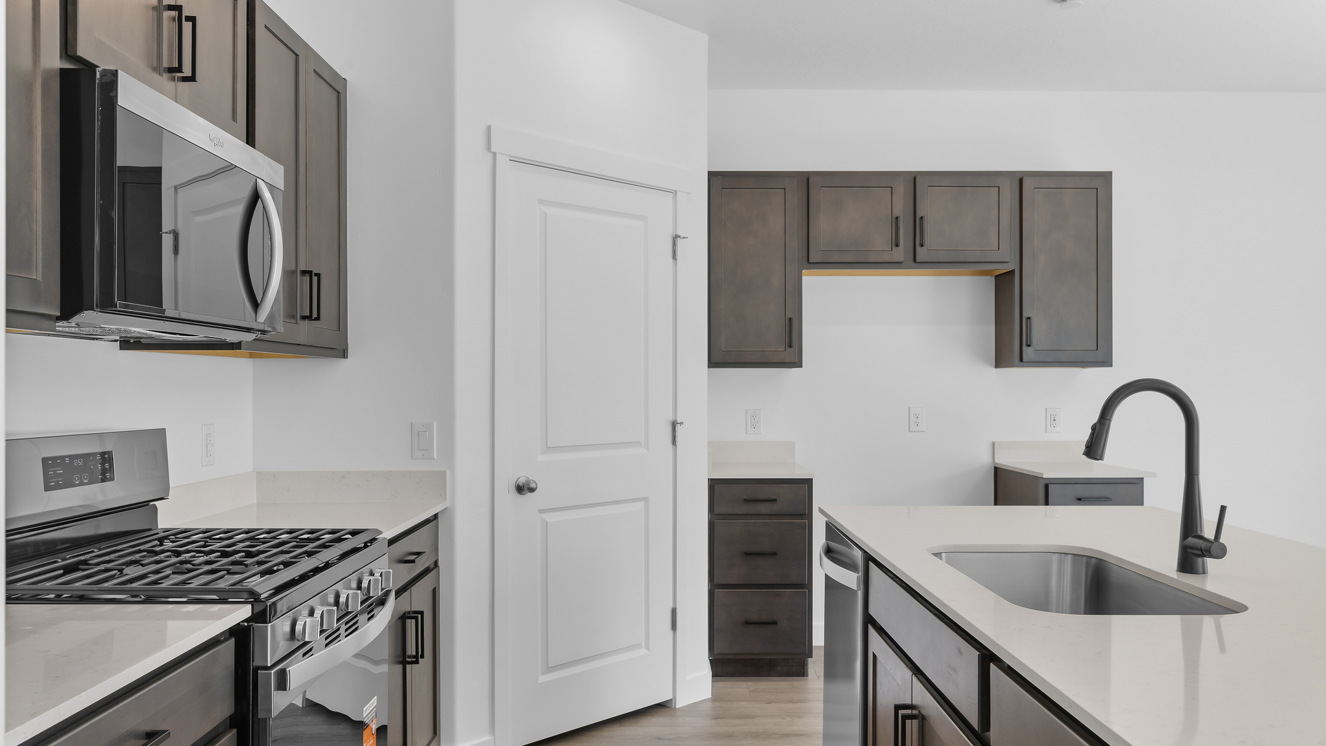 New home with scandinavian exterior design in Salem, Utah.