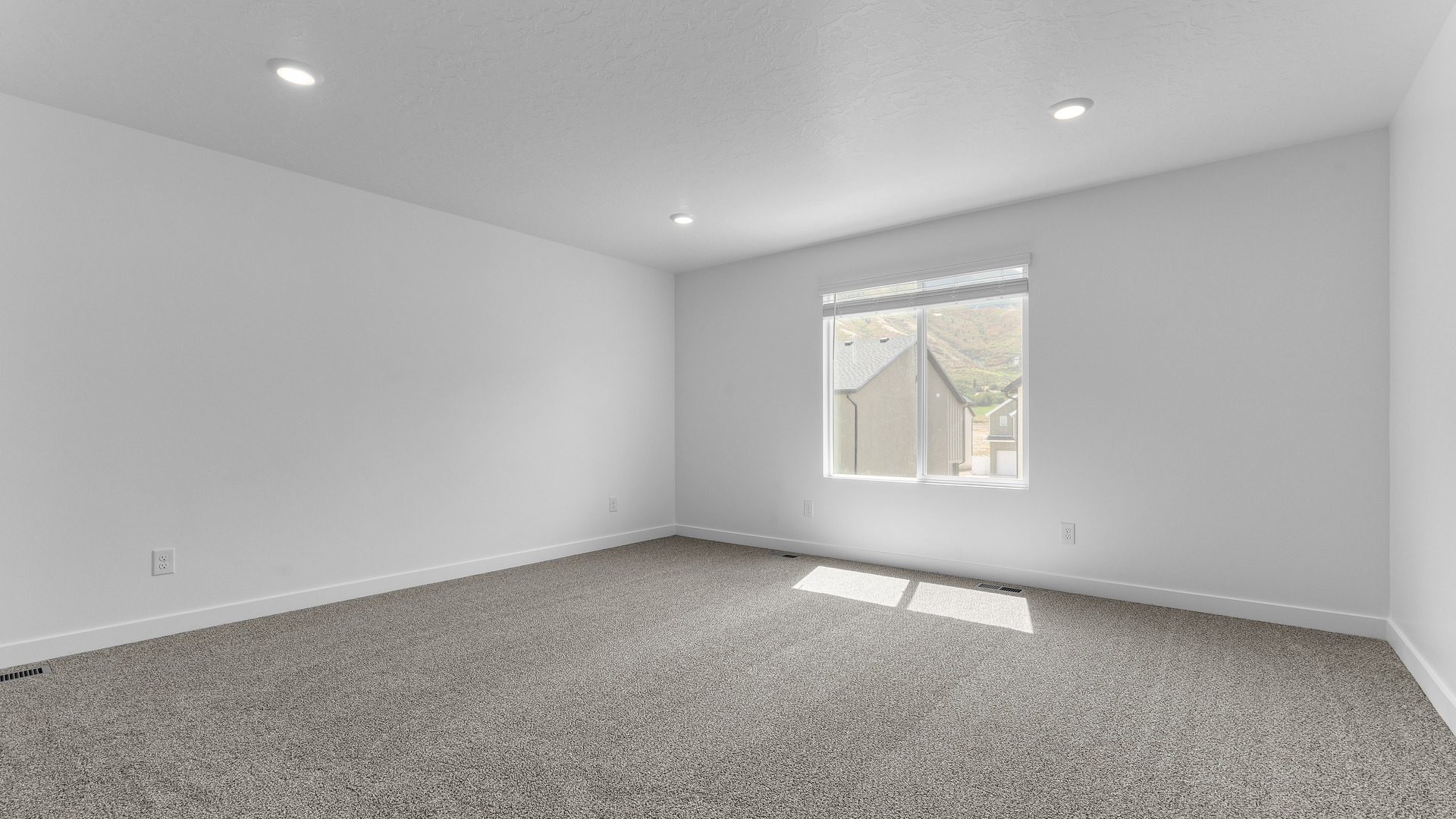 New home with scandinavian exterior design in Salem, Utah.