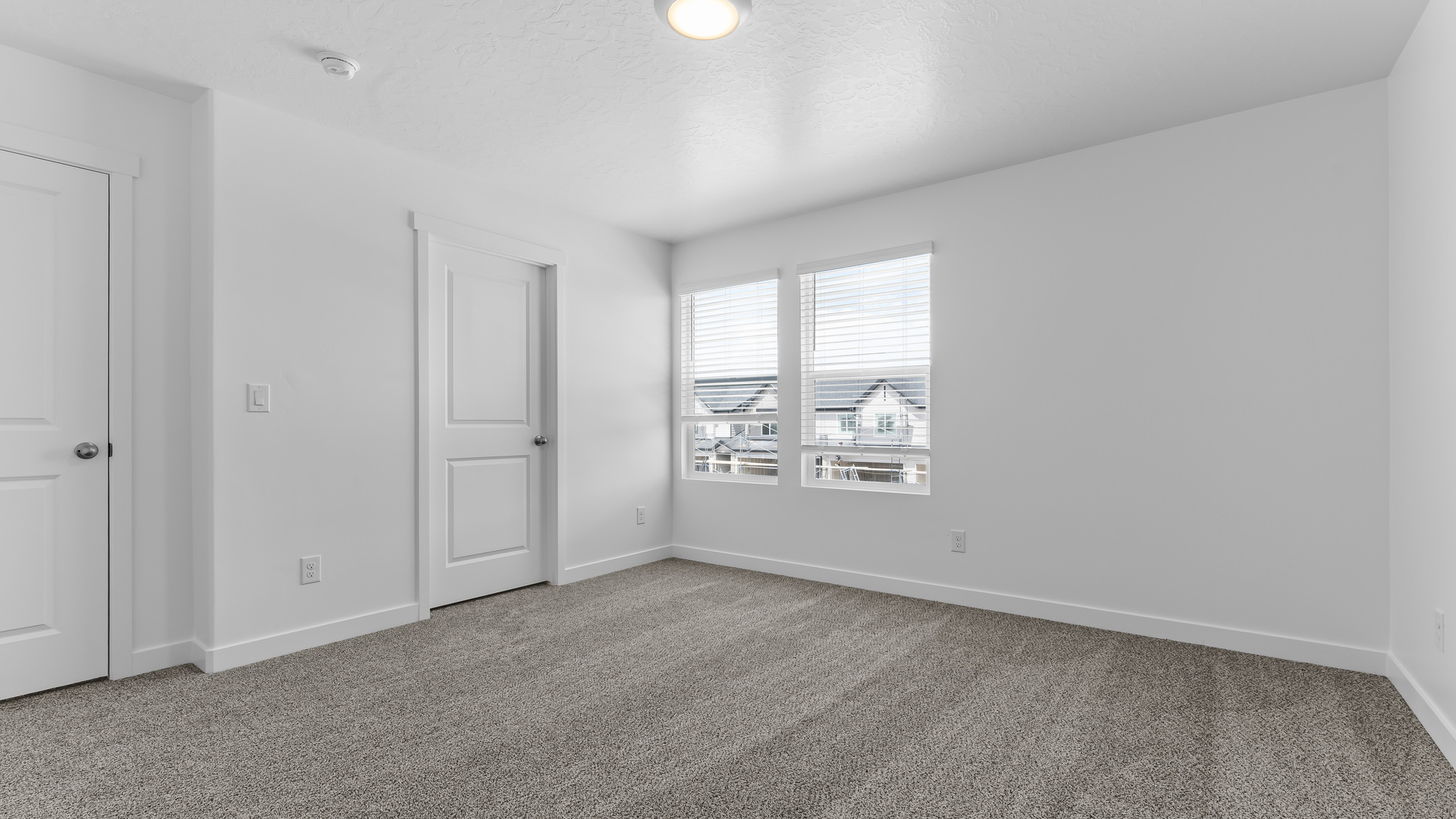 New home with scandinavian exterior design in Salem, Utah.