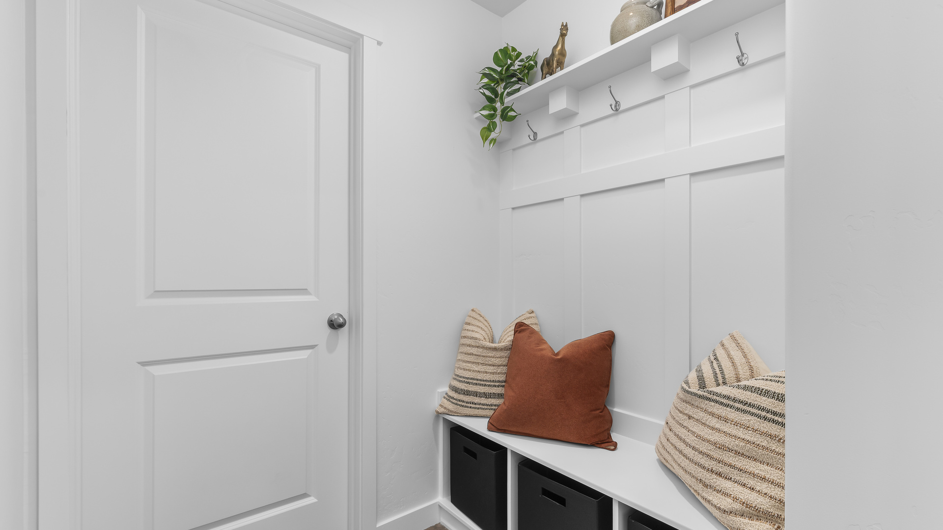 Mudroom bench.