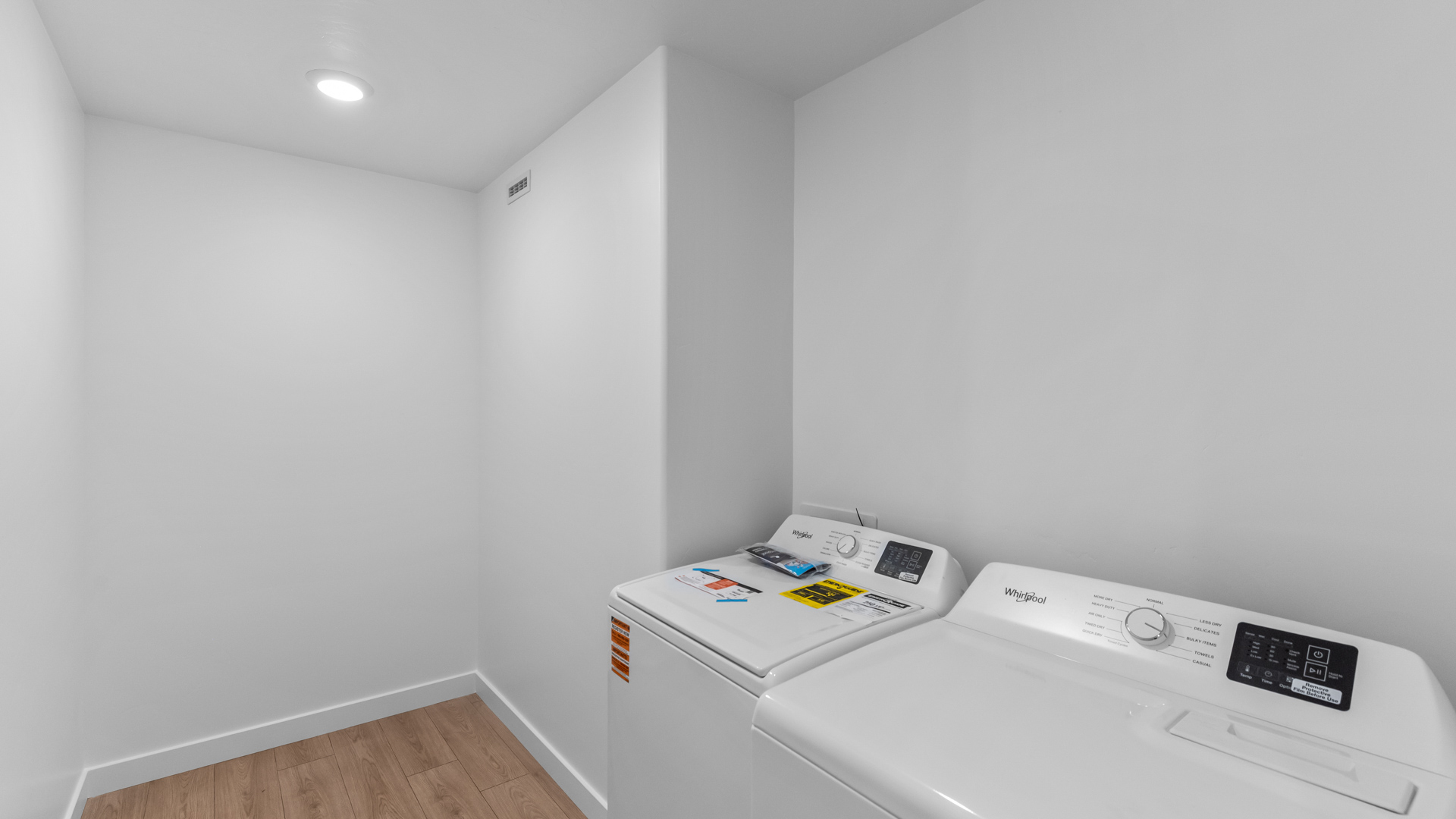 Laundry room.