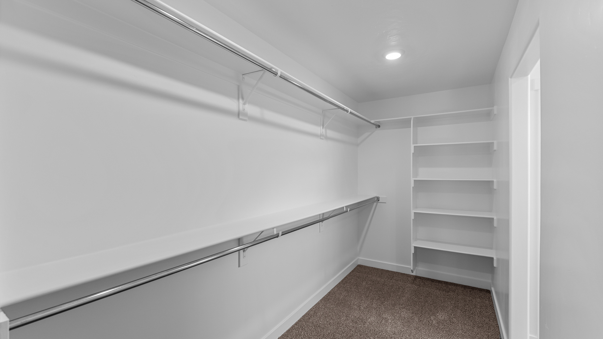 Large walk-in closet.