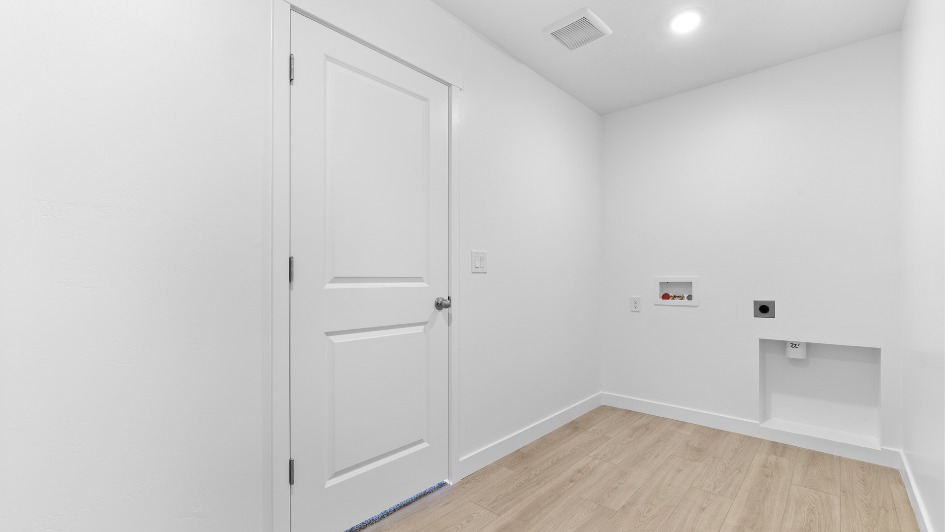 Laundry room.