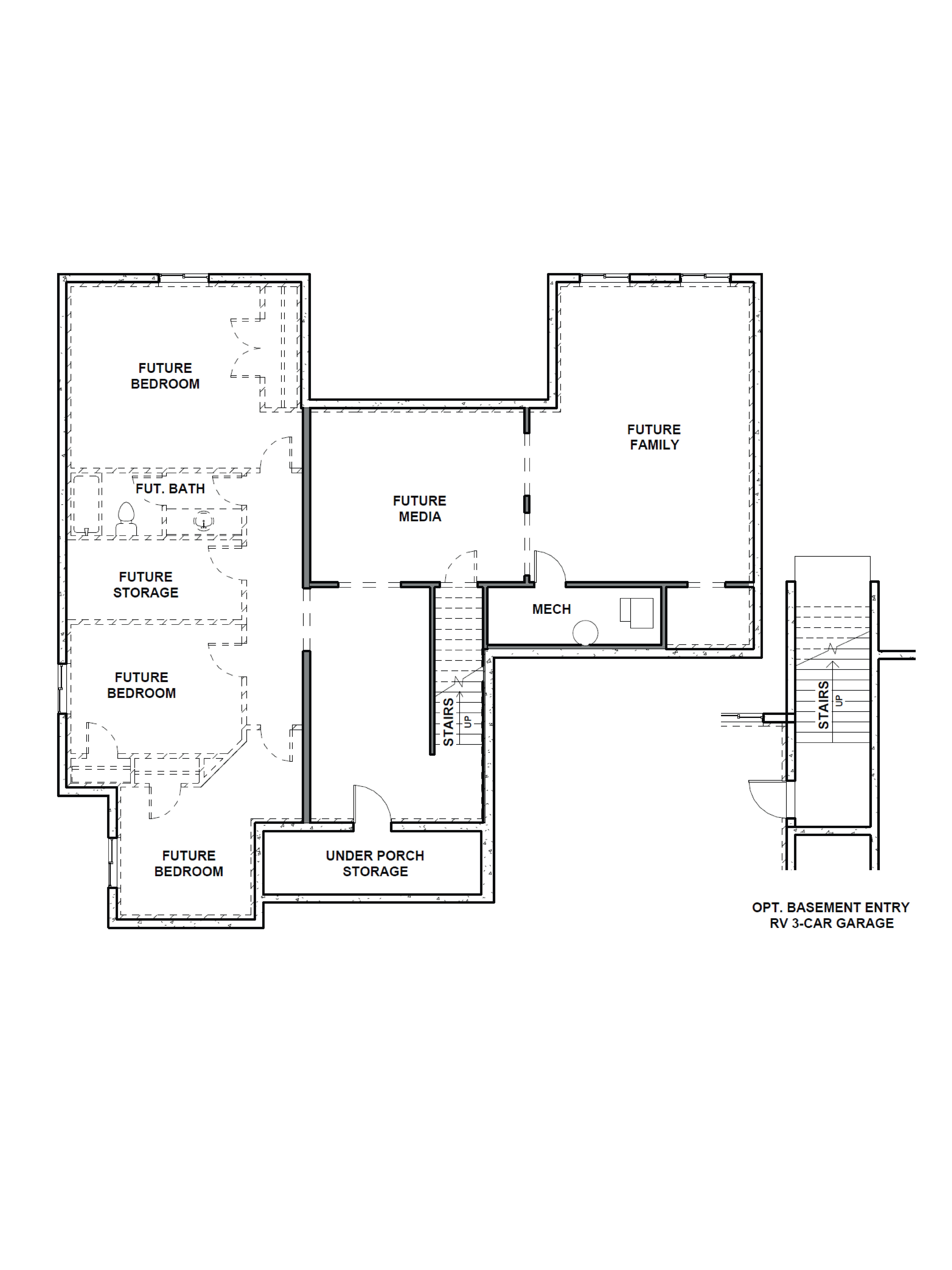 third floor of the kingsley plan in salem, utah