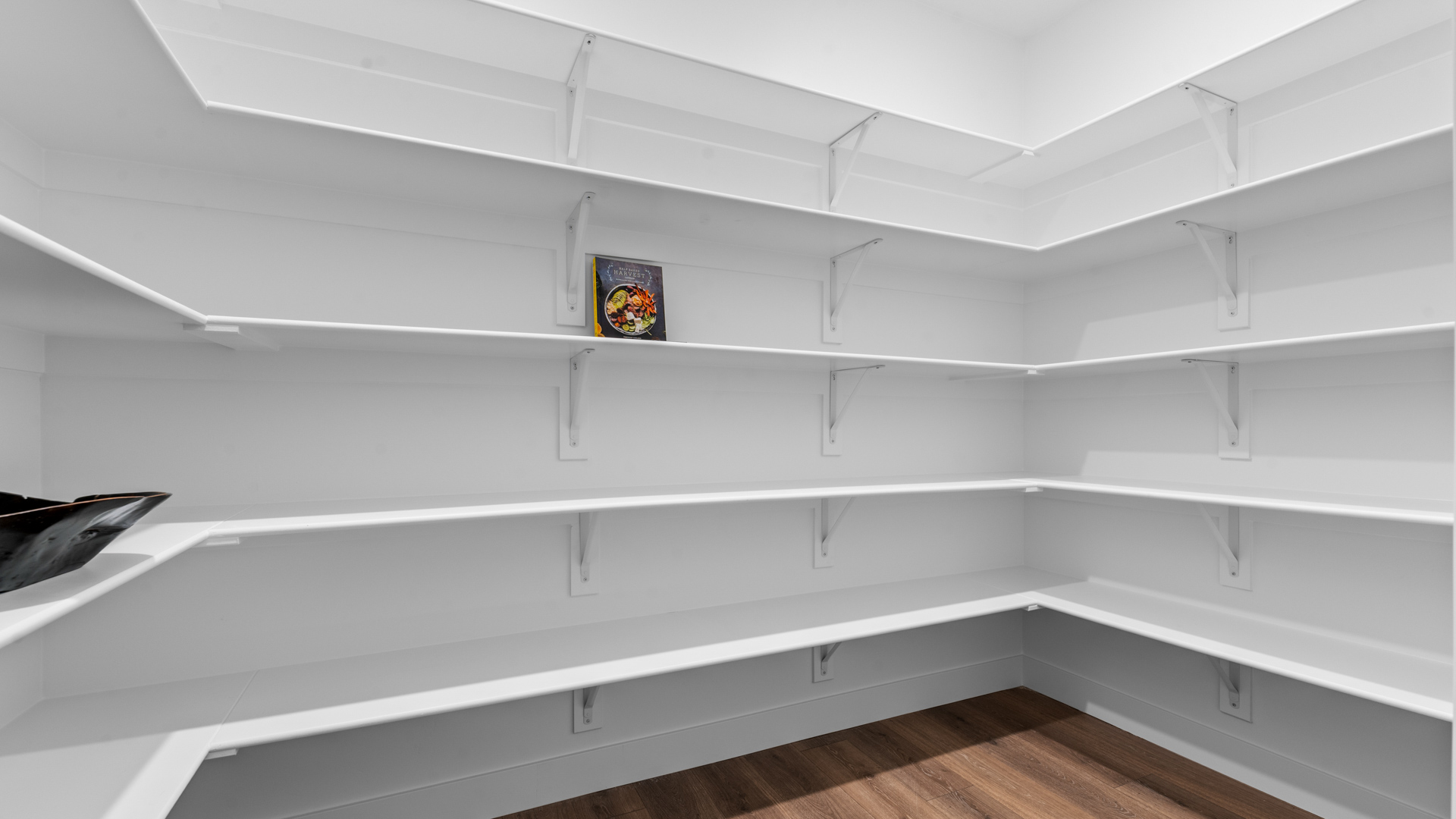 Large walk-in pantry.