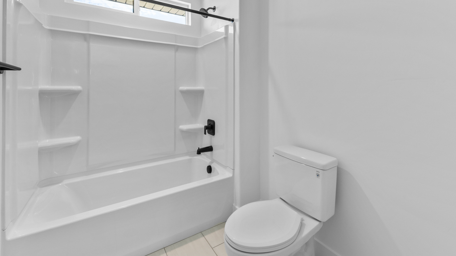 Shower surround with window.