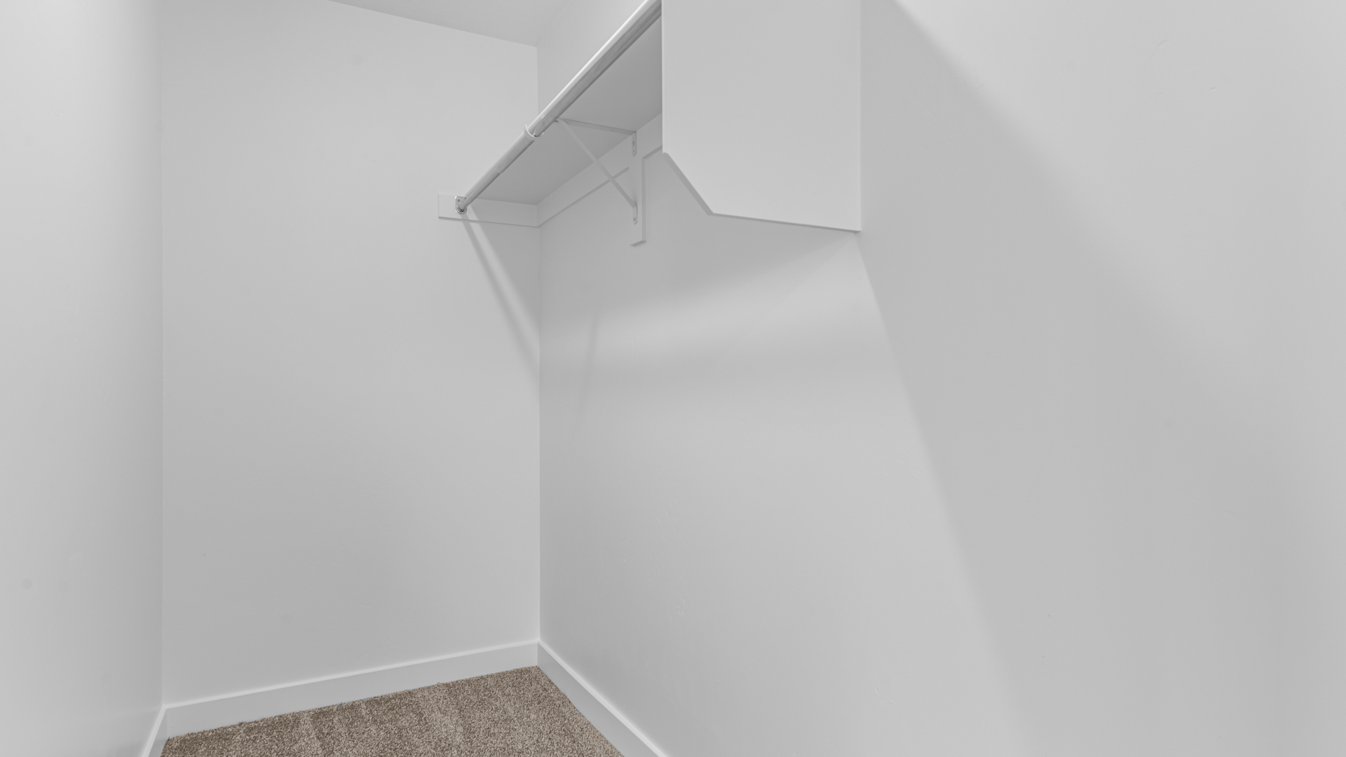 Spacious walk-in closet.