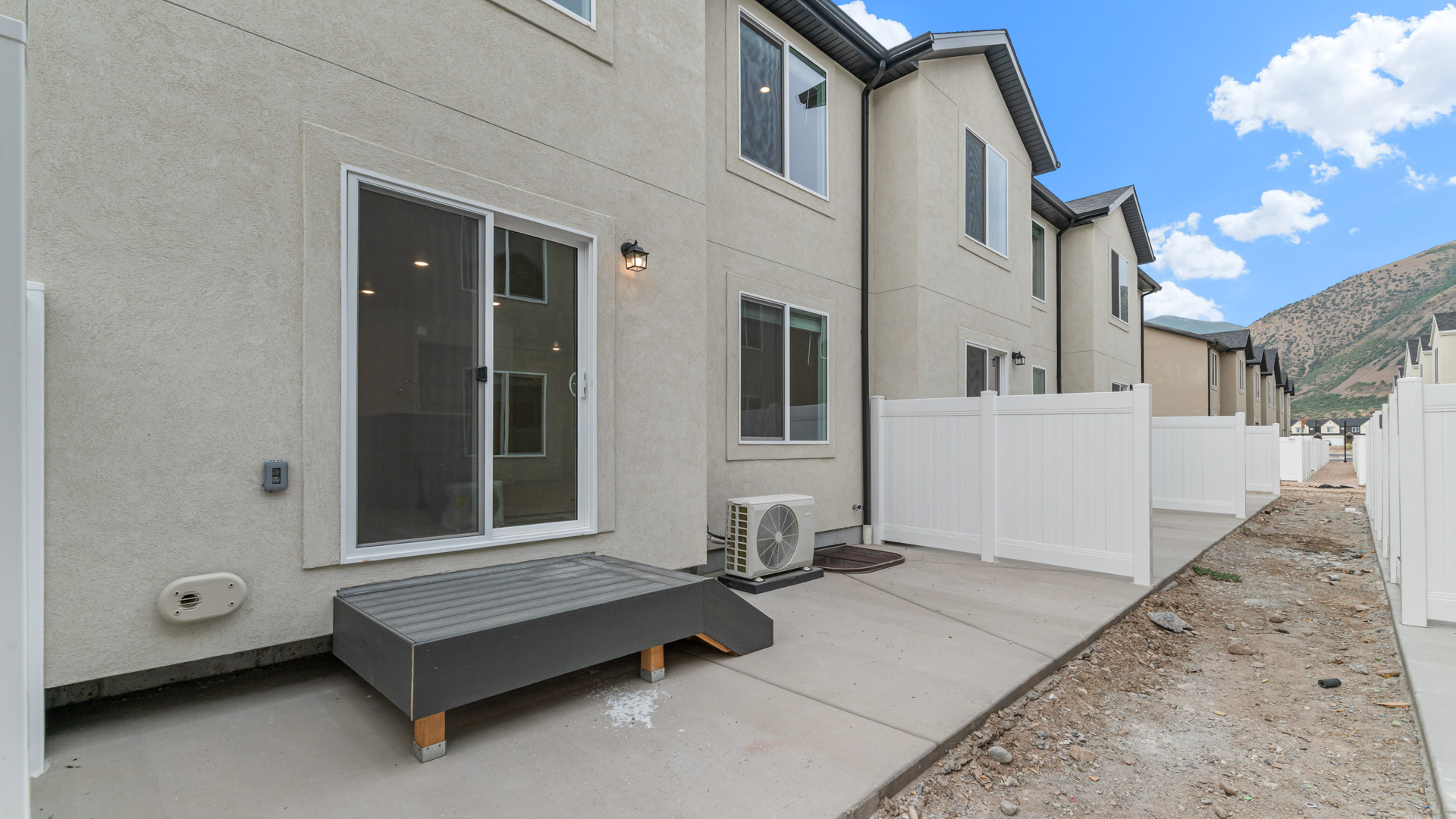 Oakridge modern farmhouse elevation exterior in Salem, Utah.