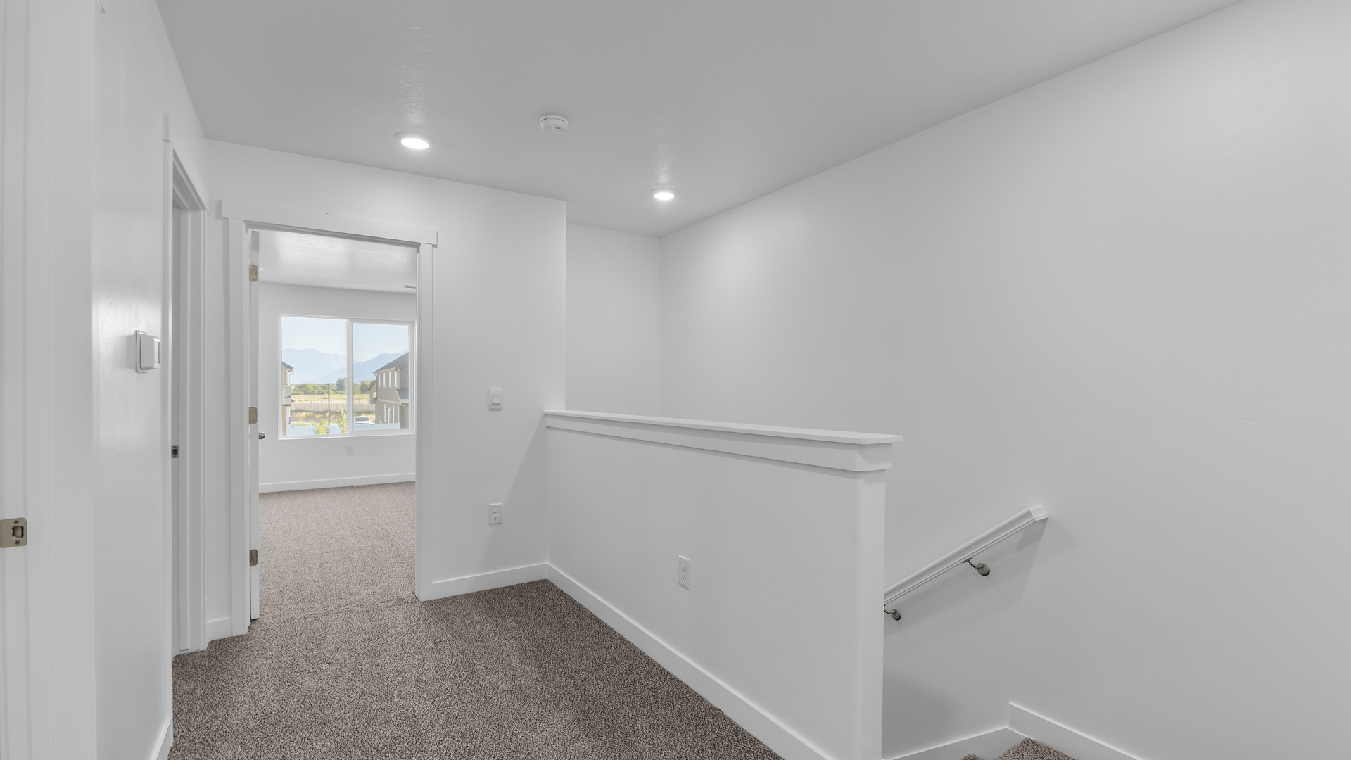 Bathrooms with vanity and shower surround