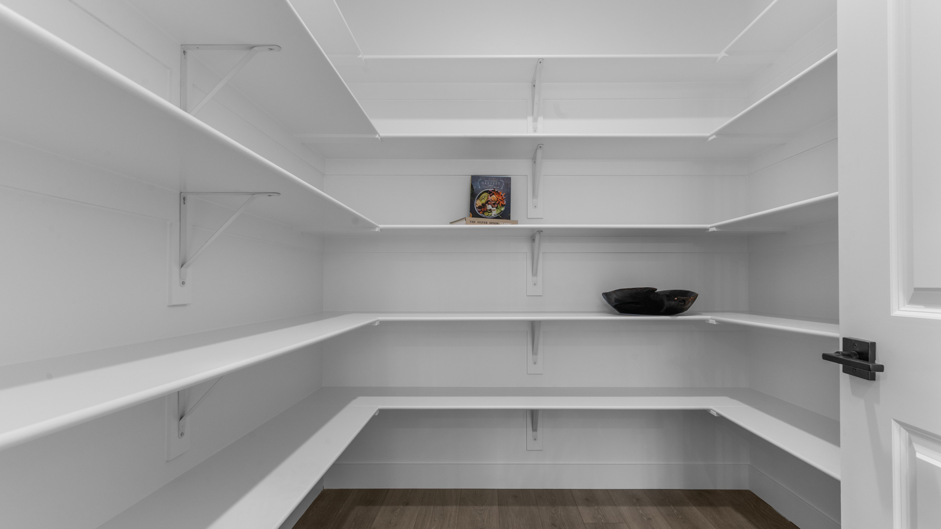 Kitchen large walk-in pantry.