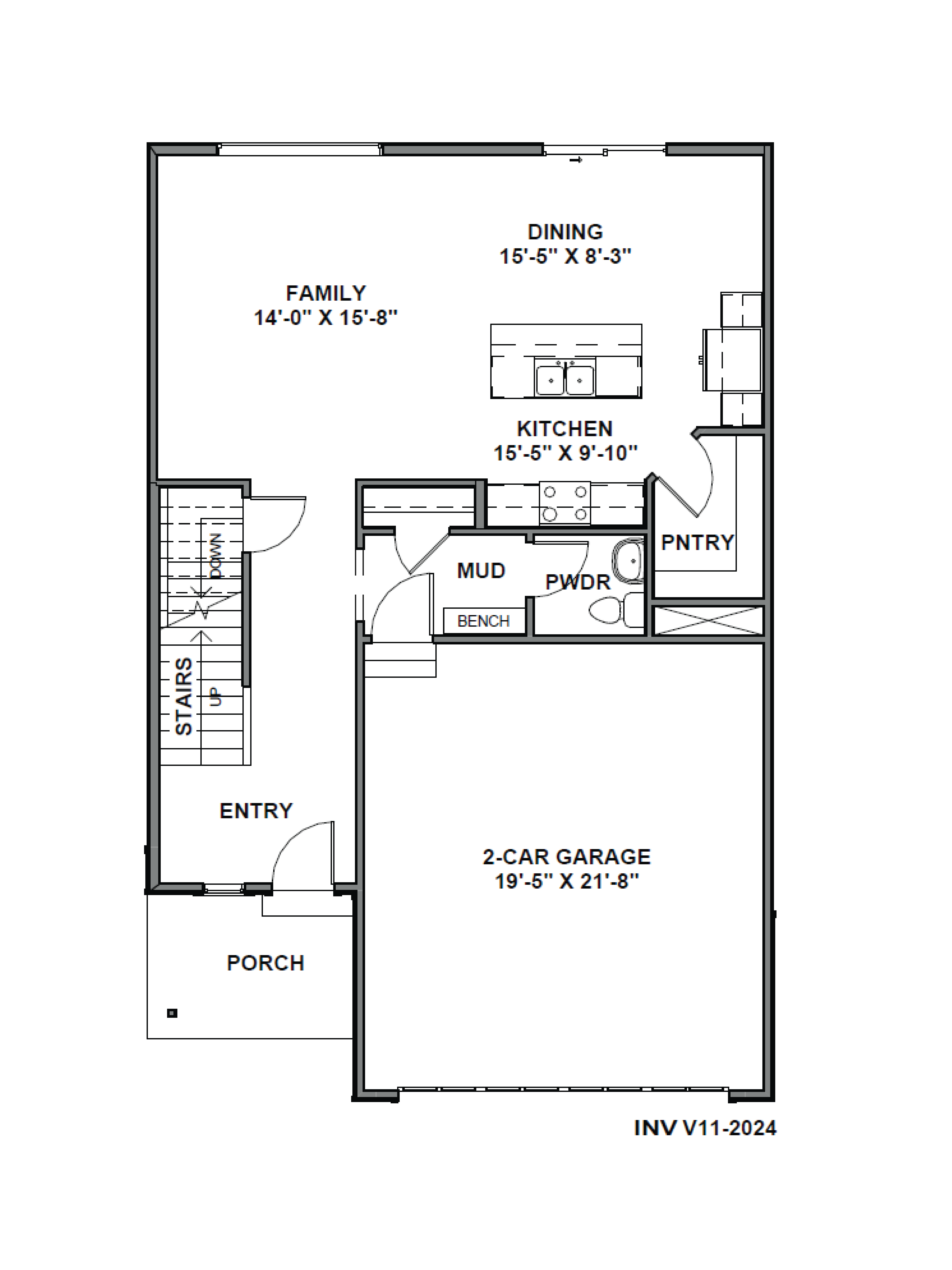 Main floor of our cheechwood plan in lehi, utah