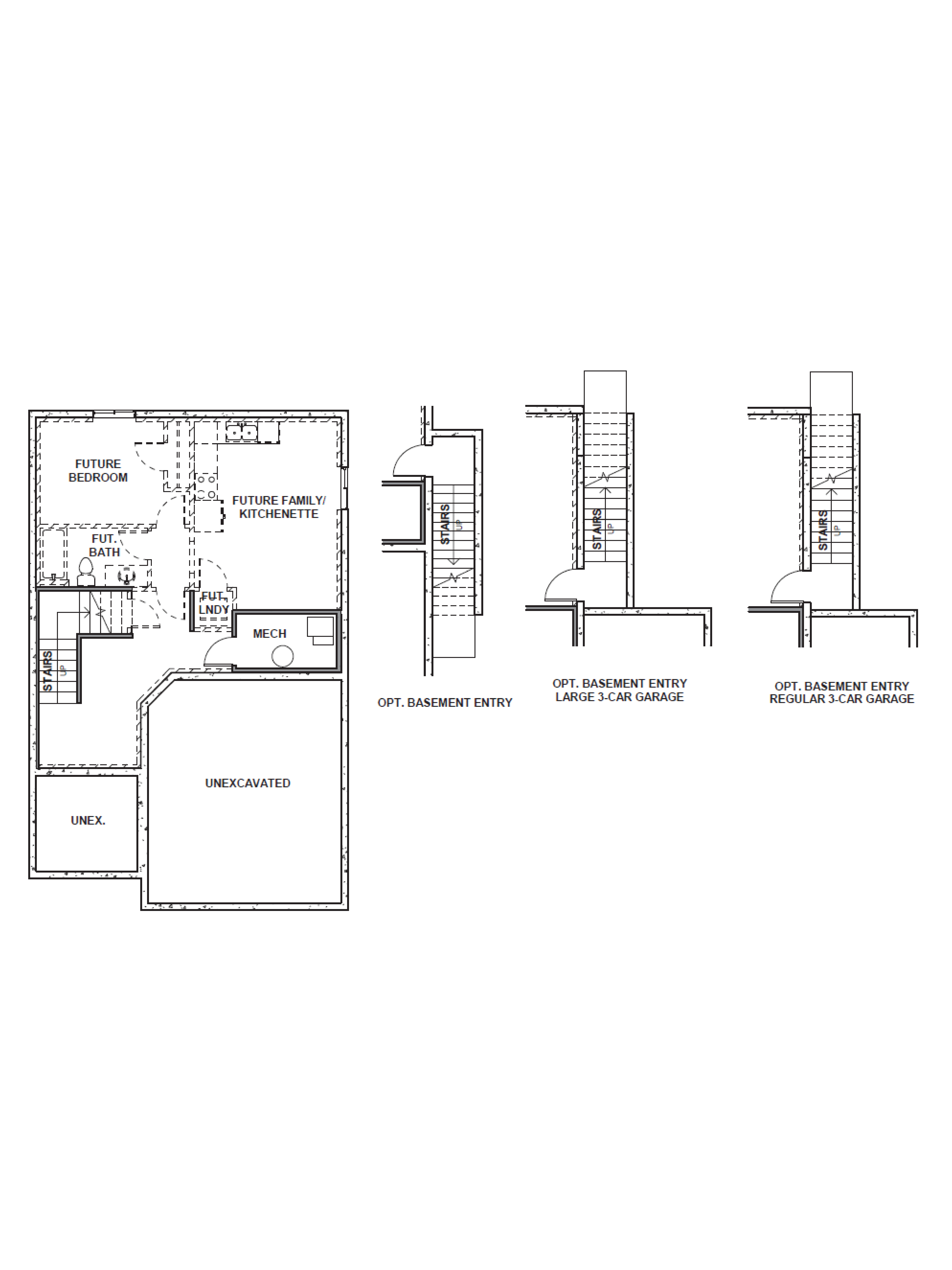 Basement level with plumbing, but unfinished in lehi, utah
