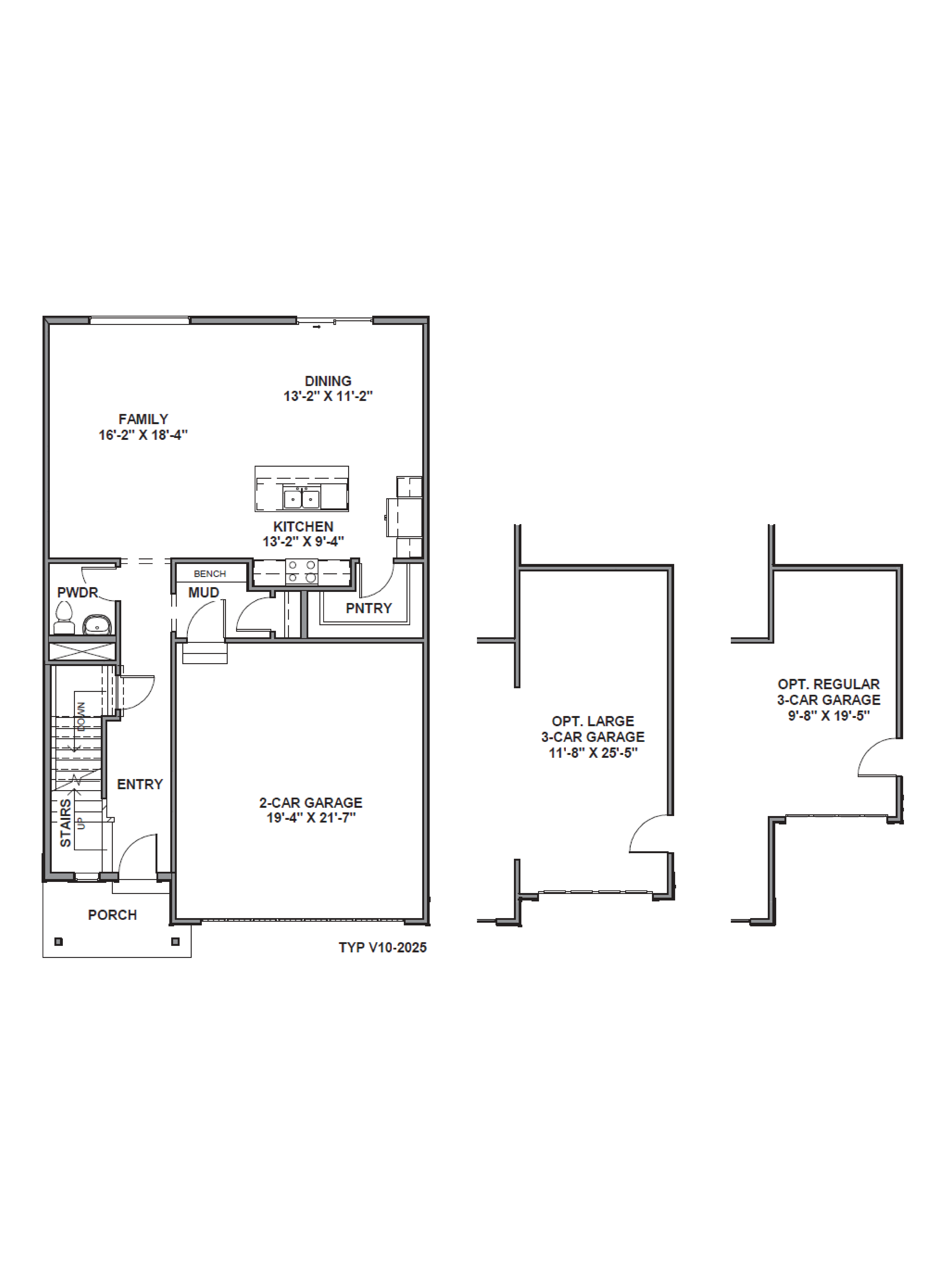 main floor of our dogwood plan at Inverness with a covered patio, spacious family room and so much more in lehi, utah