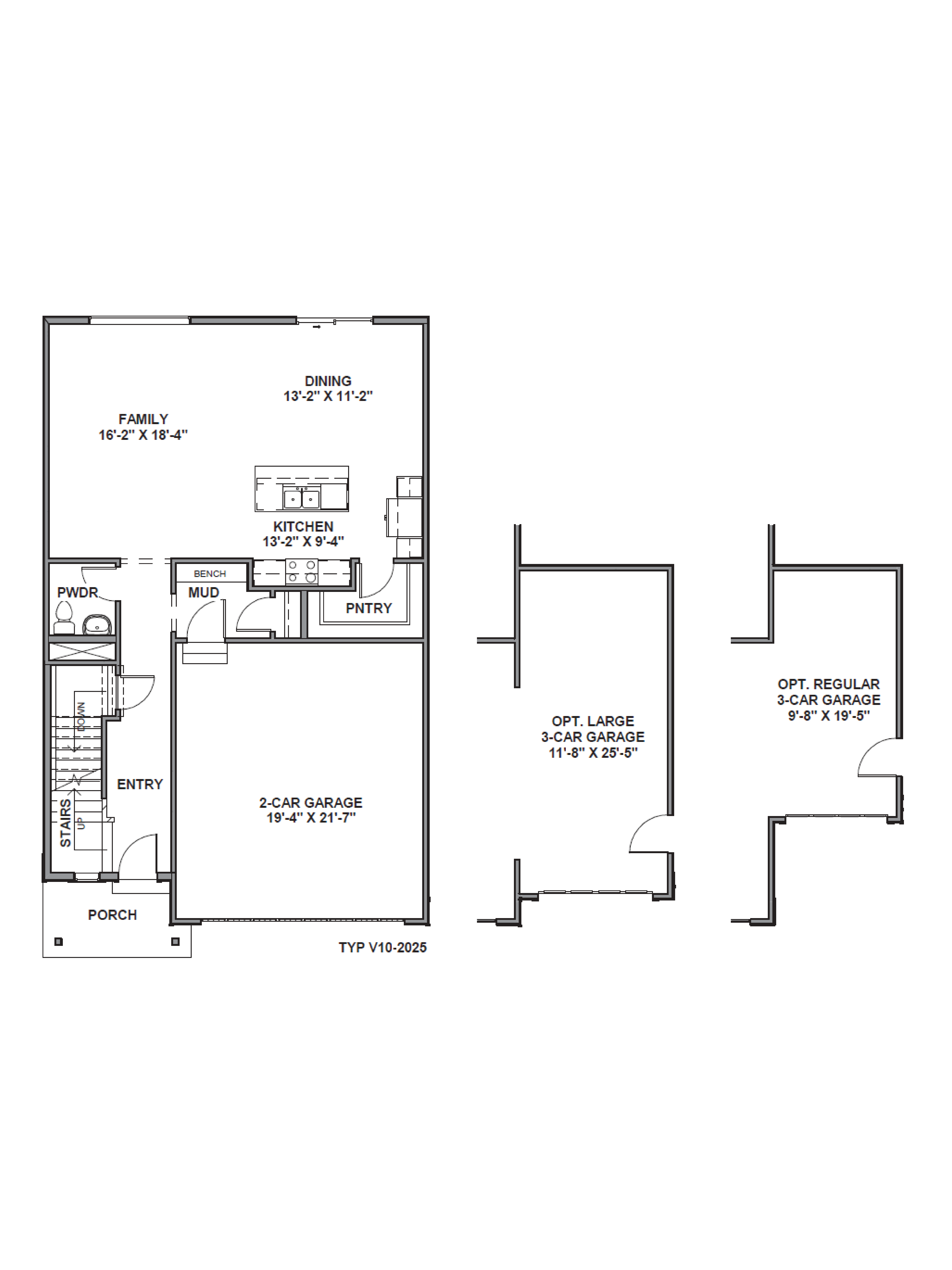main floor of our dogwood plan at Inverness with a covered patio, spacious family room and so much more in lehi, utah