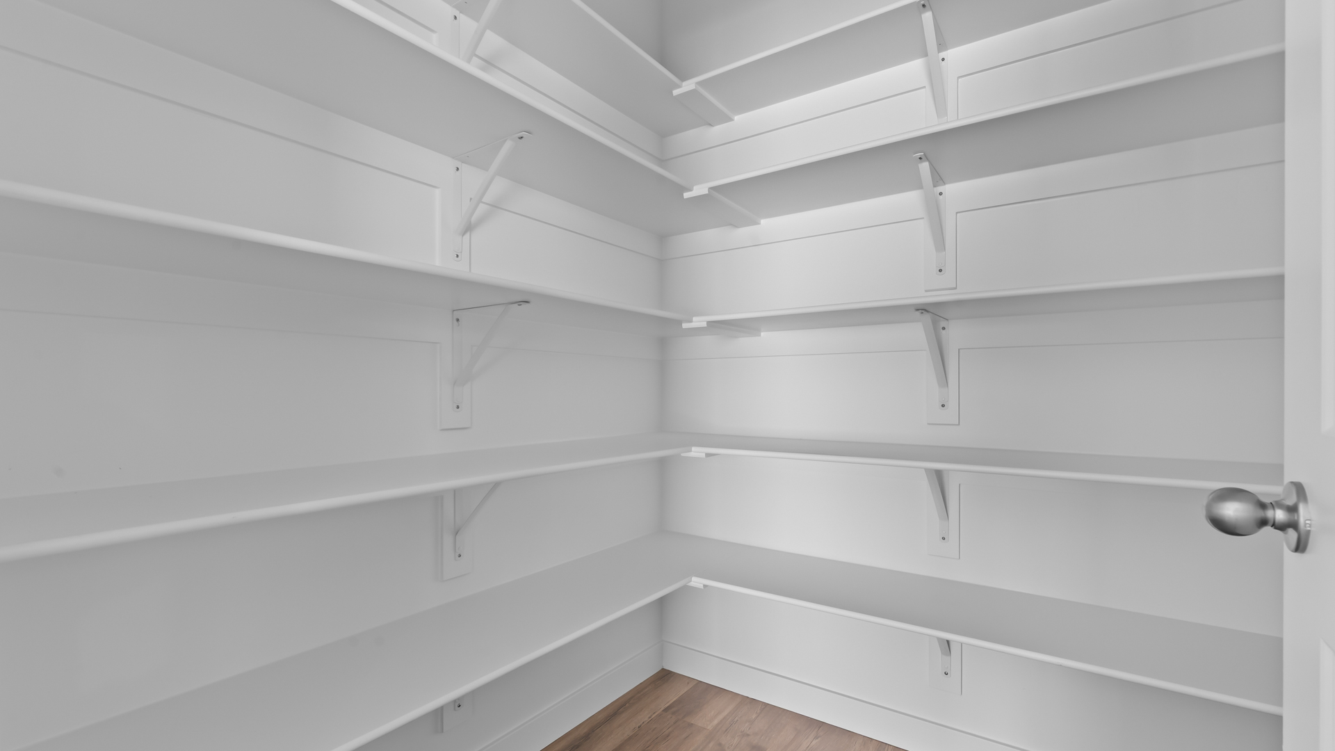Large walk-in pantry.