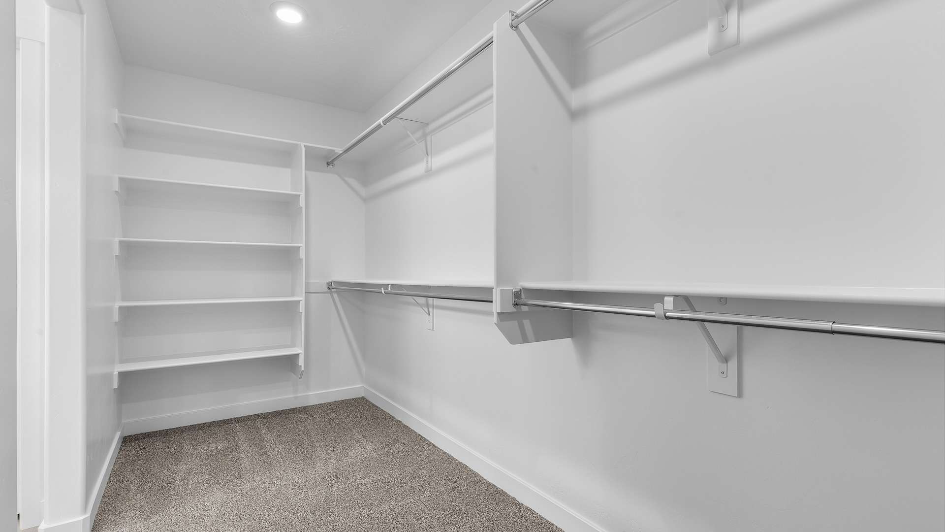 Large walk-in closet.