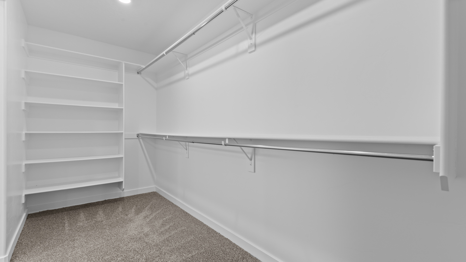 Large walk-in closet.