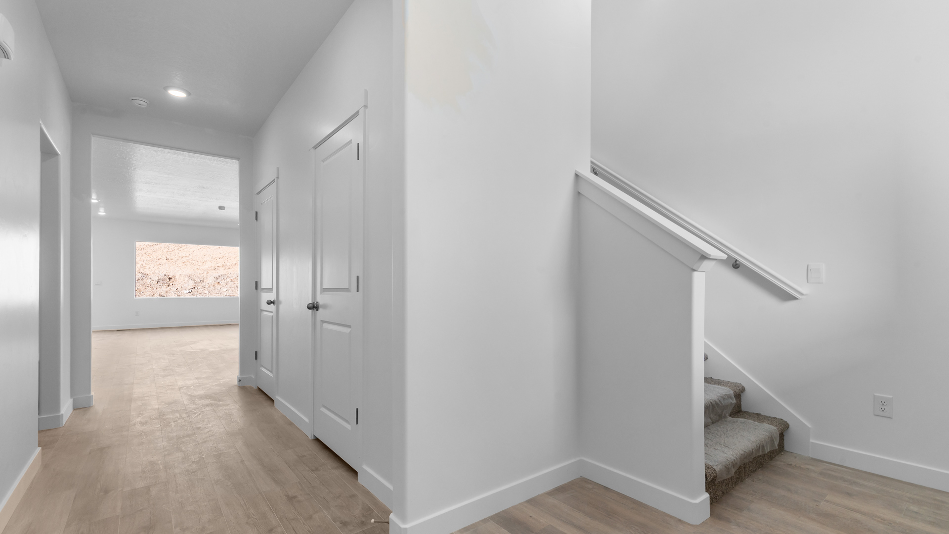 Entry and Foyer with powder bath.