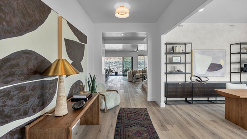 Another look at entryway into office and main living space.
