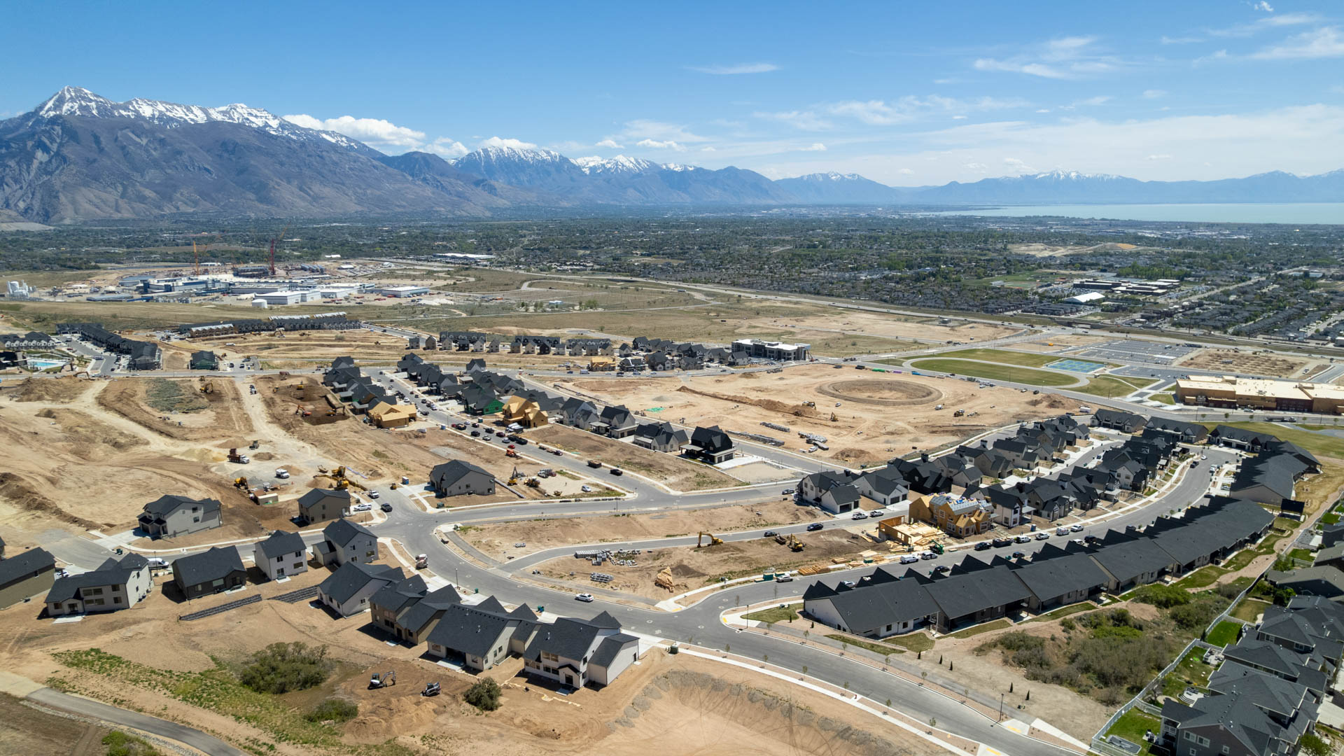 Inverness aerials of community in May.