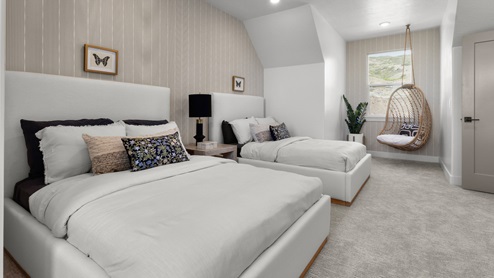 Large bedroom space.