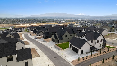 September Aerial Inverness in Lehi Utah.