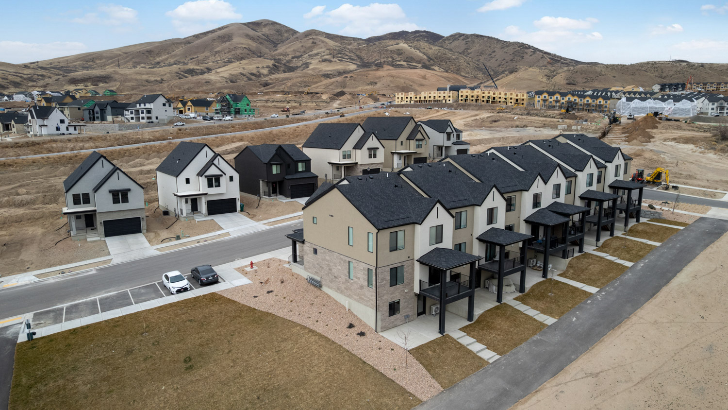 Inverness Aerials and townhome views March.