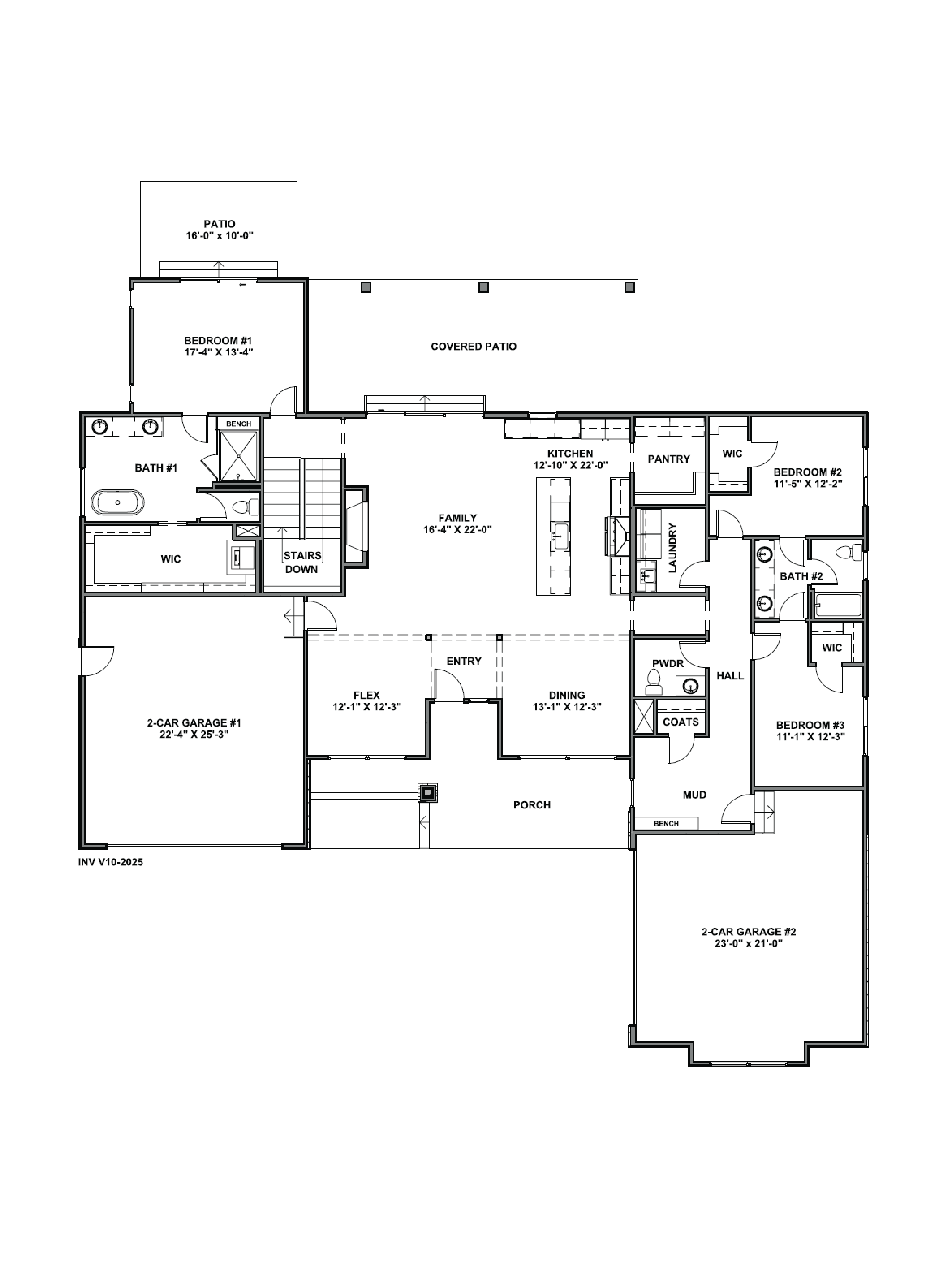 first floor in the dunbar floorplan in inverness community in lehi, utah