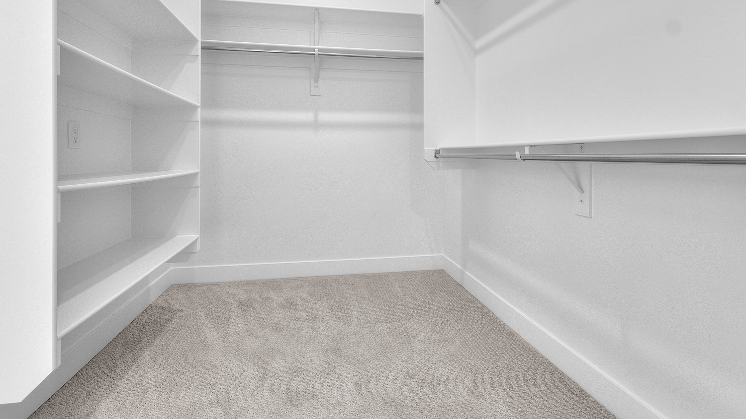 Large walk-in closet.