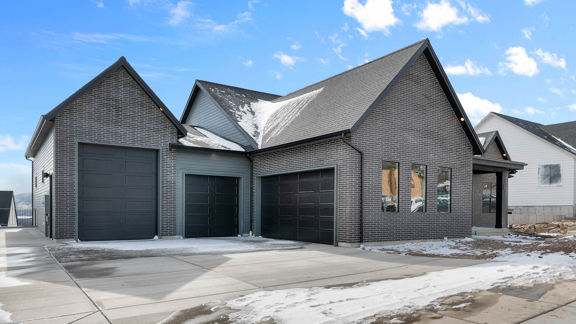 Timberlake farmhouse elevation.