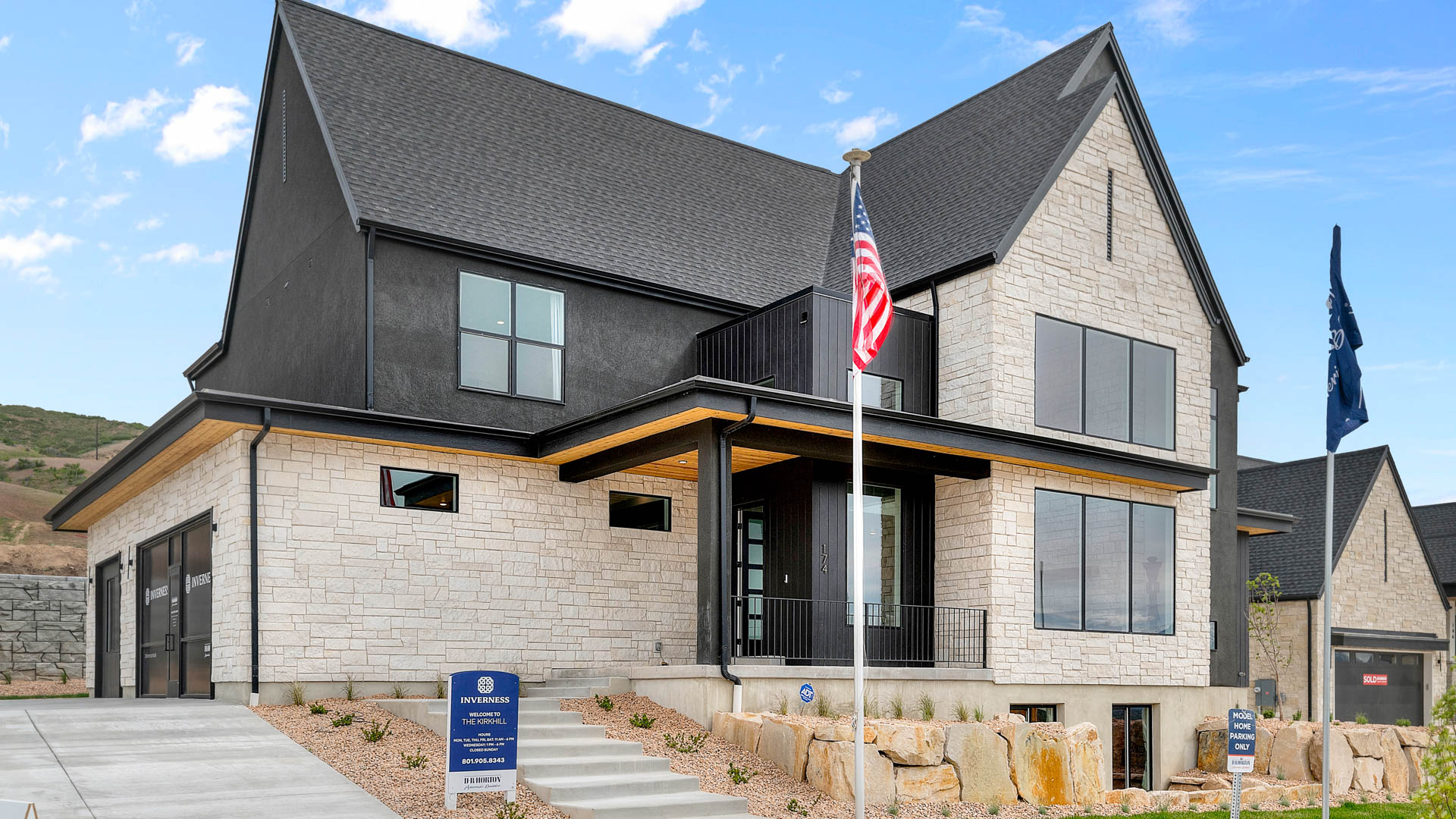 Kirkhill home transitional exterior