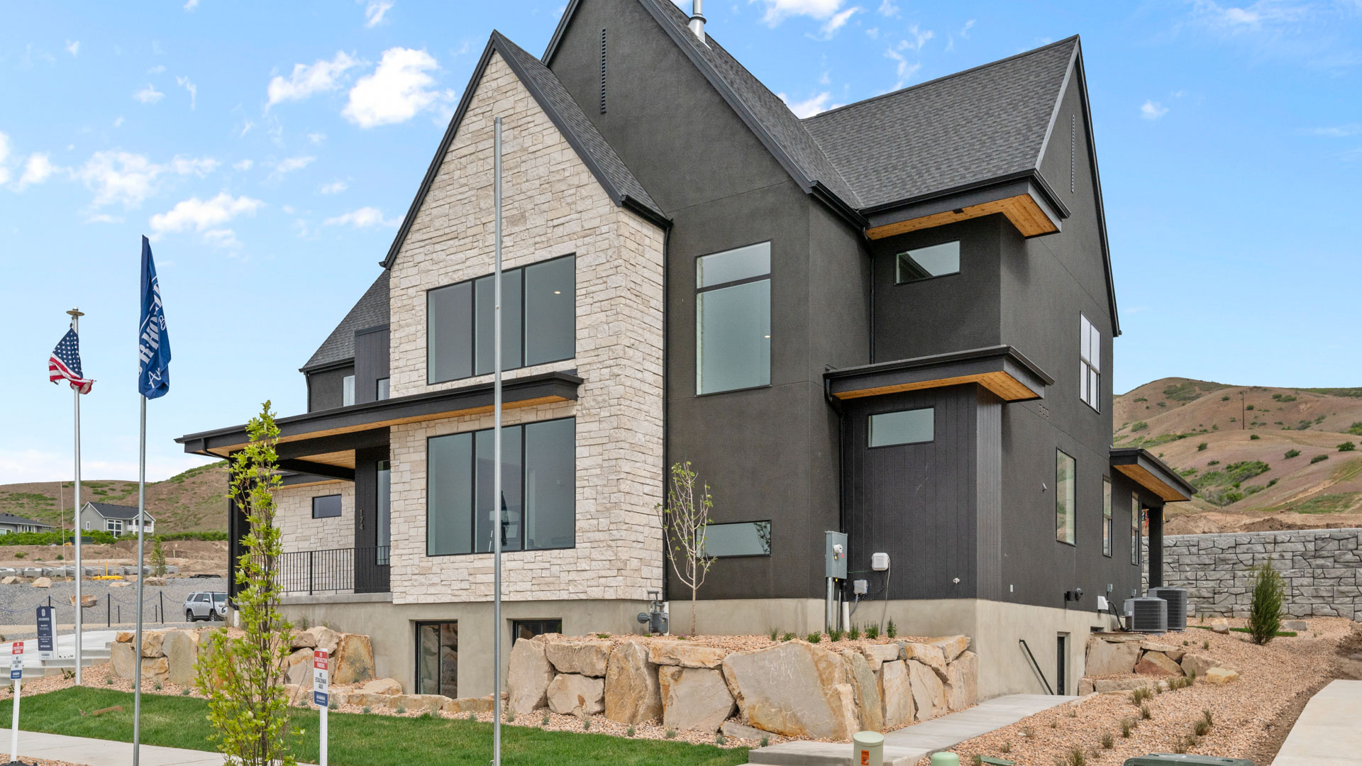 Kirkhill home transitional exterior