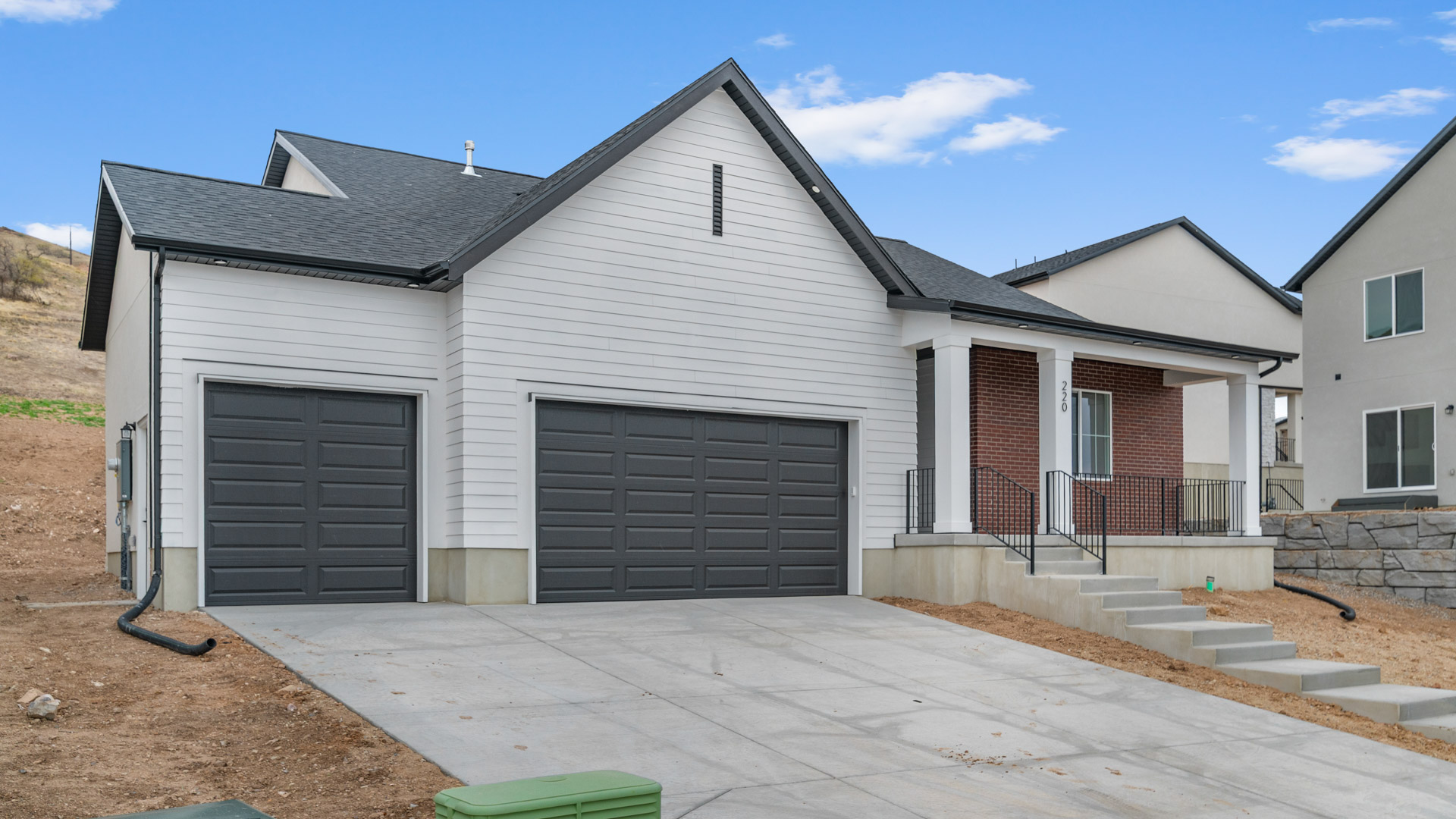 Modern farmhouse elevation Monroe Exterior.