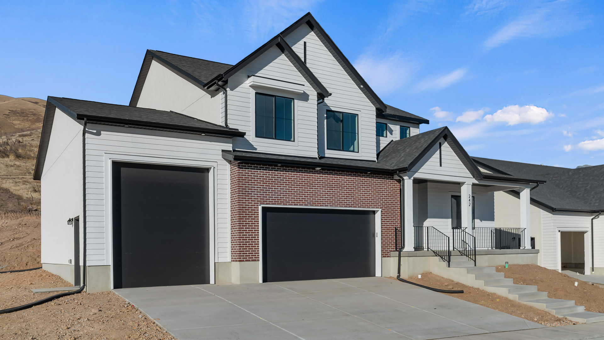 Sydney modern farmhouse exterior elevation.