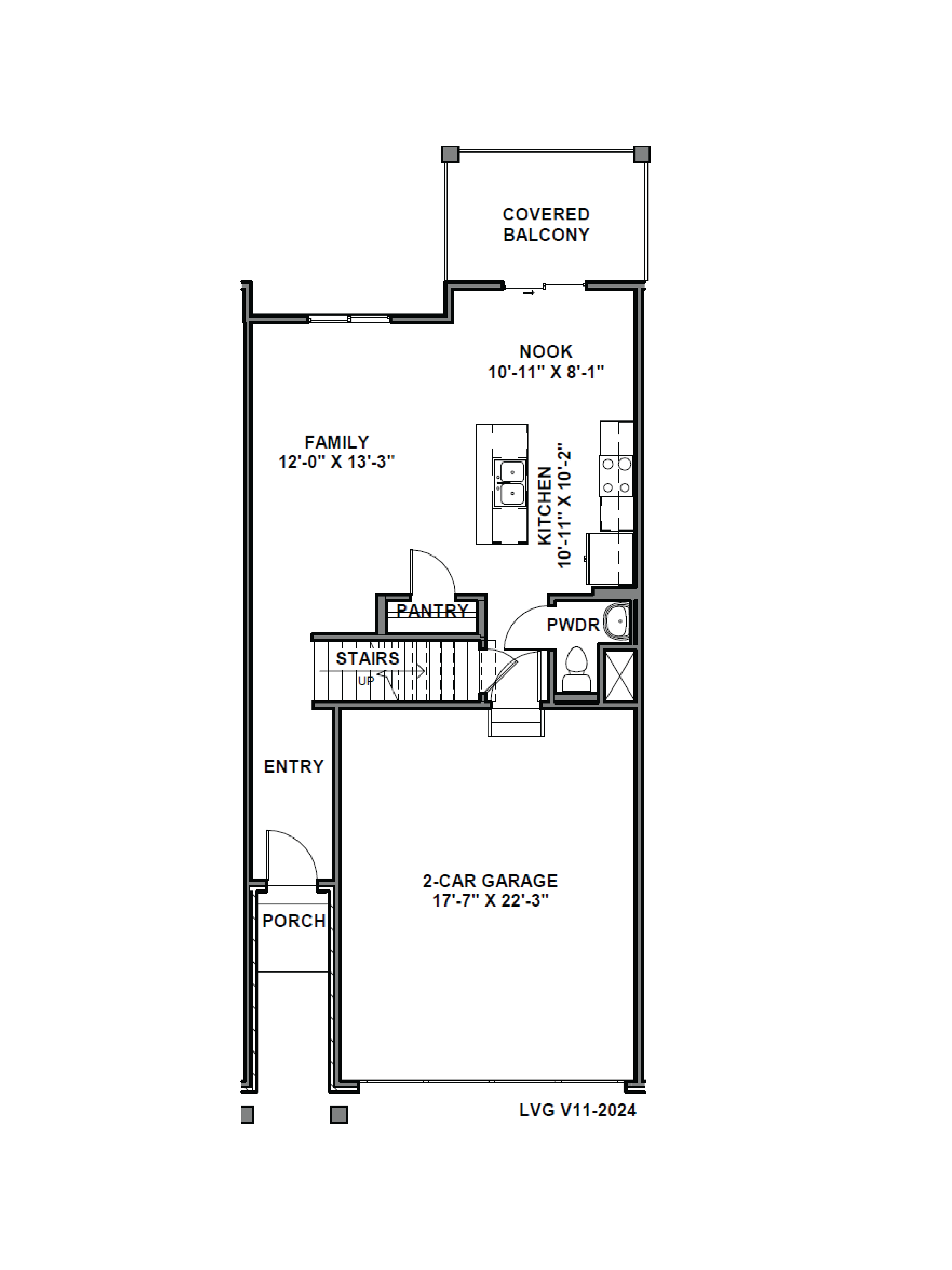 main floor in our inverness millbrook plan featured a spacious living room and kitchen in lehi, utah