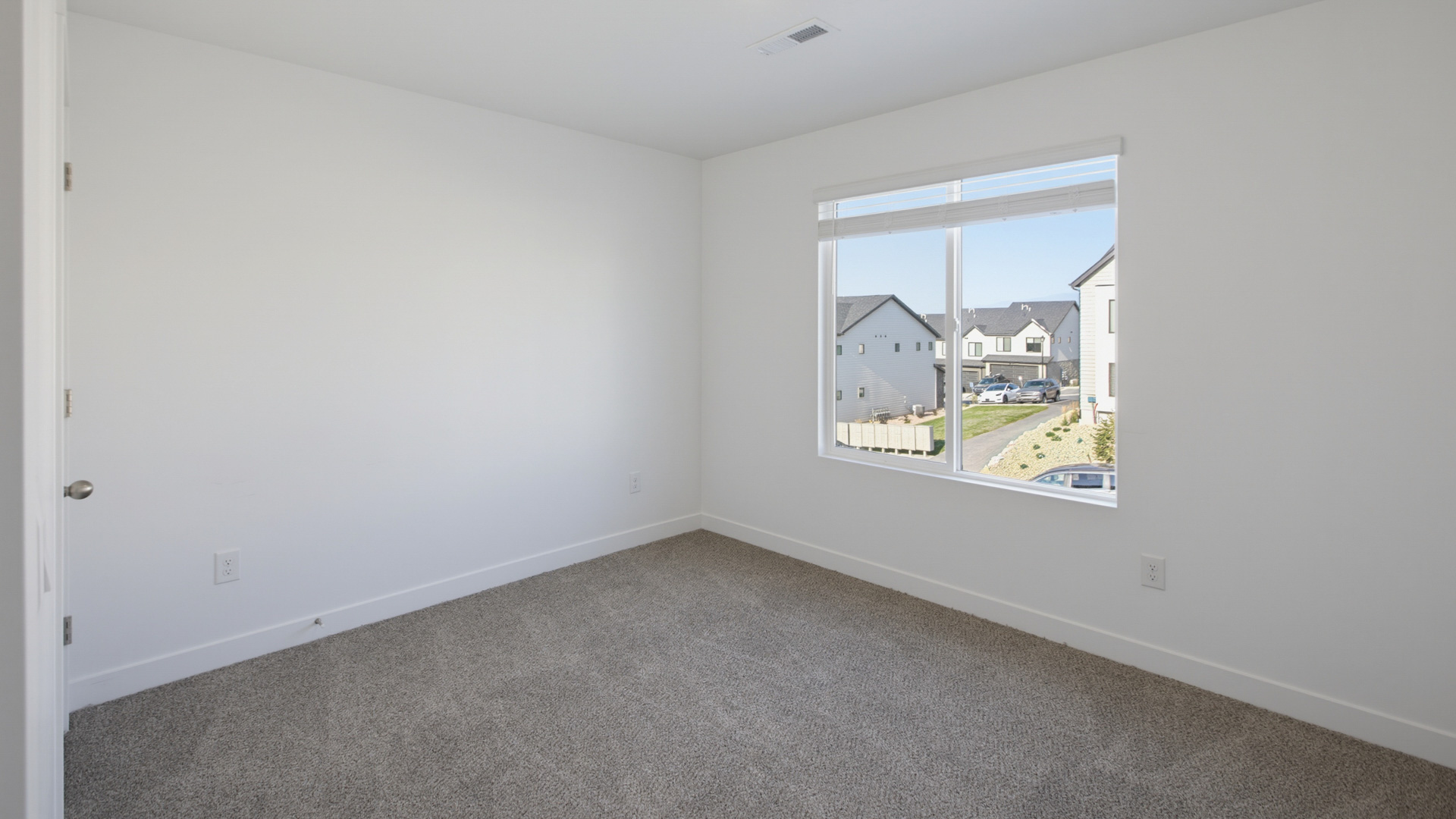 Bedroom with windows