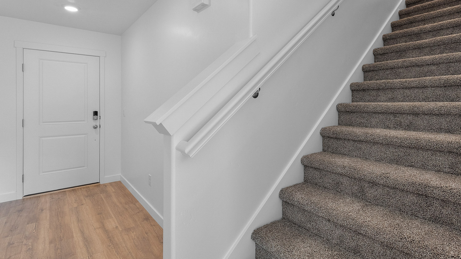 Stairs to second level.