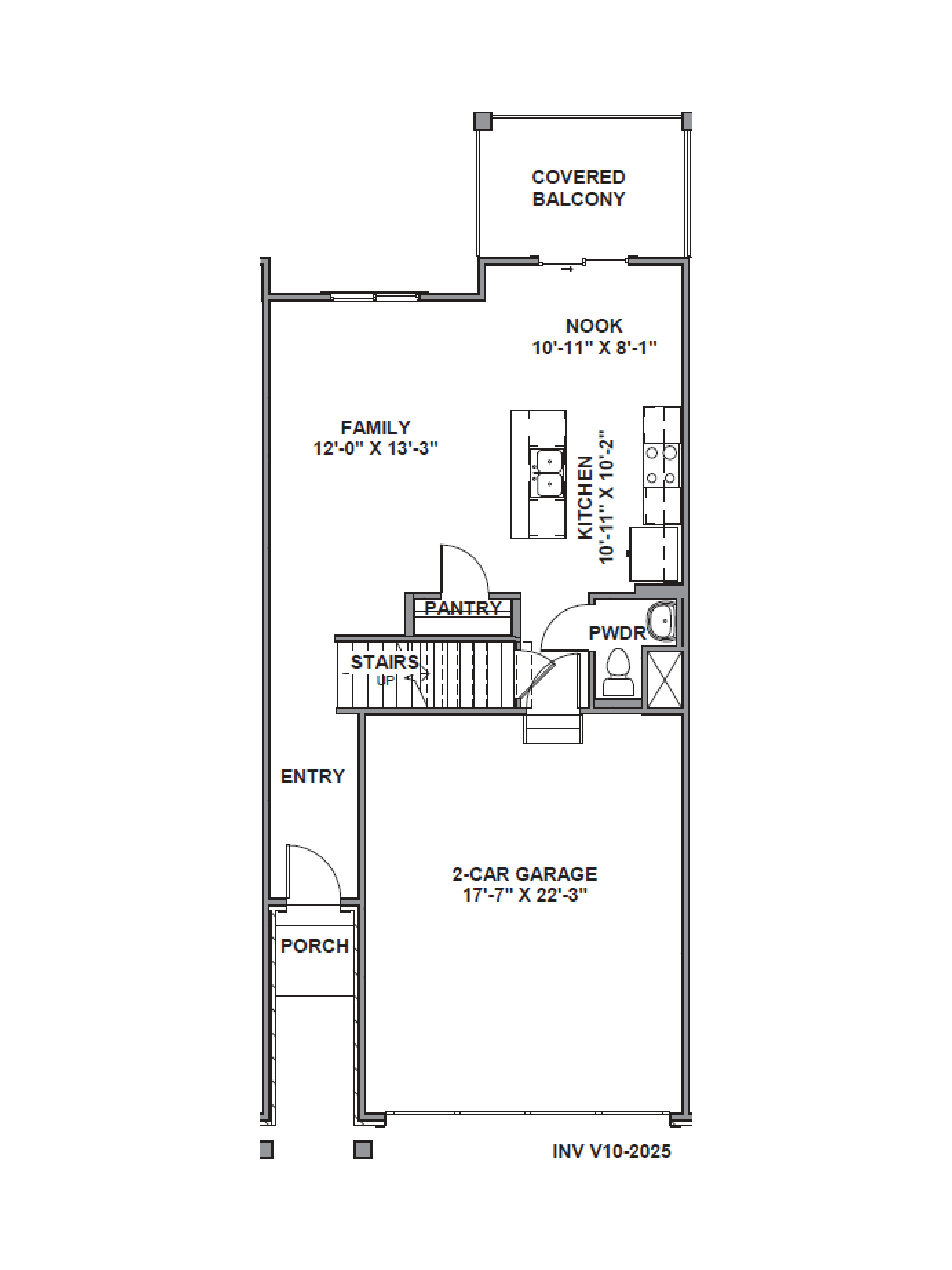 First floor level in our oakridge plan in lehi, utah