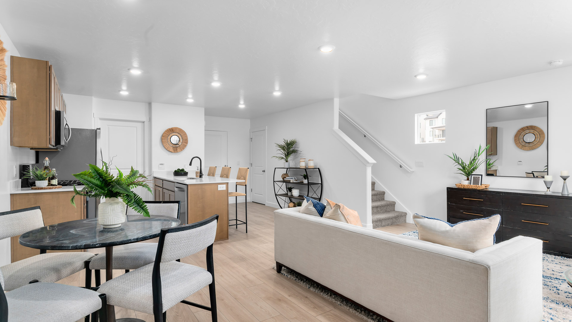 Entry into main living space.
