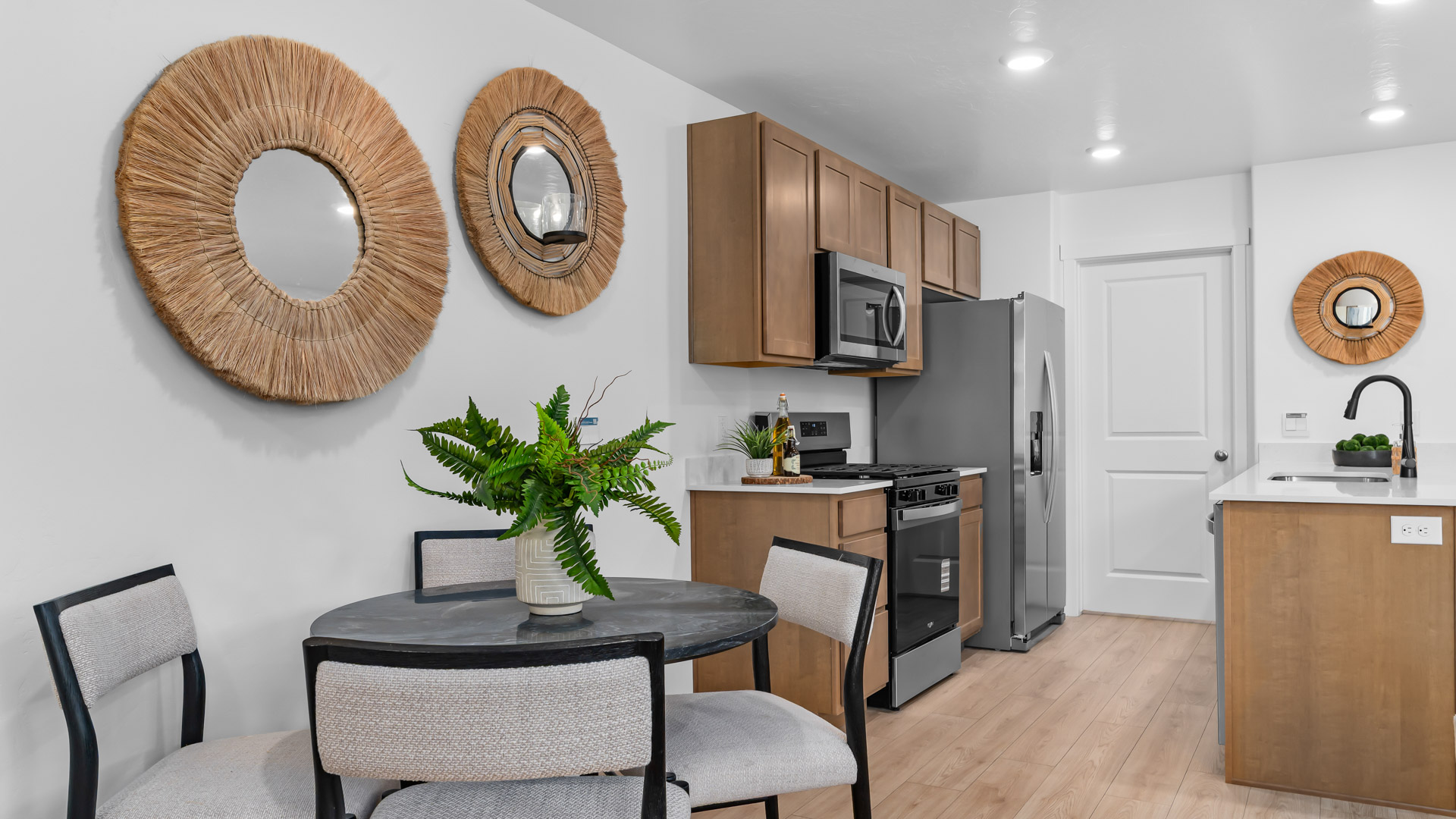 Front door into main living space.
