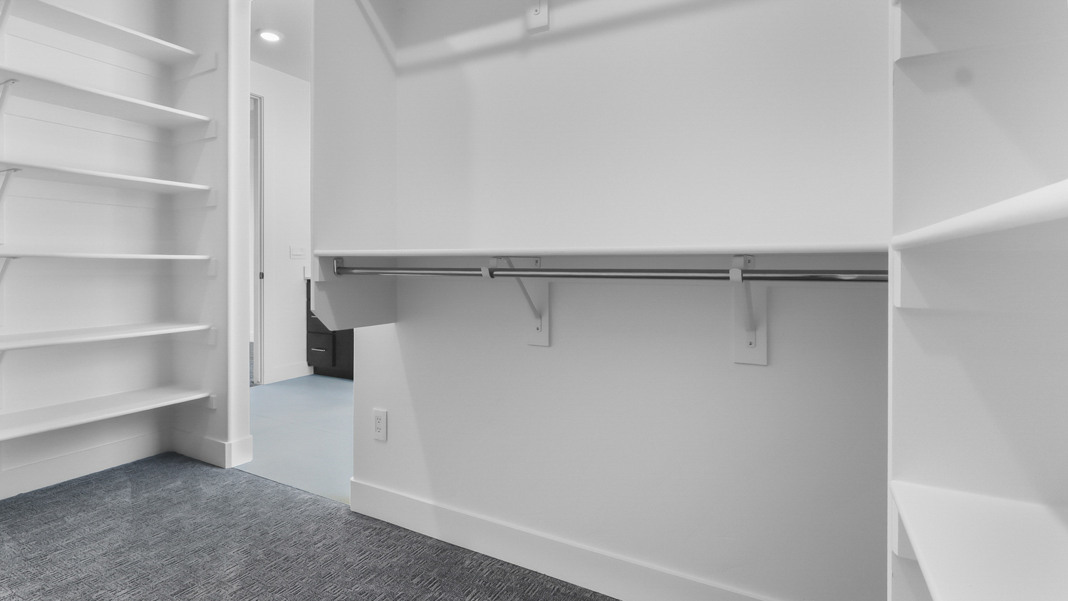 Large walk-in closet.