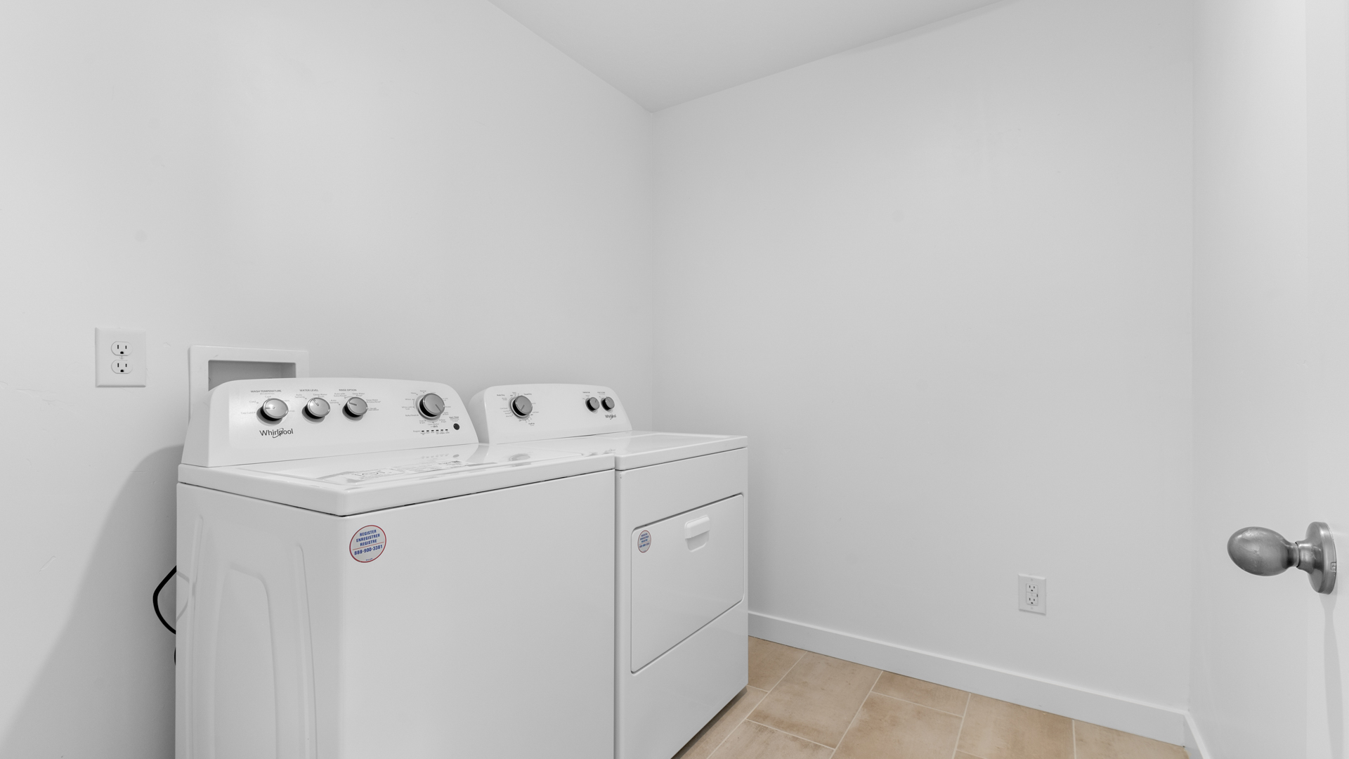 Laundry room.