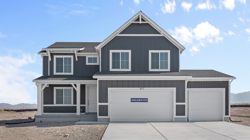 Brand new two story home in Grantsville with a three car garage