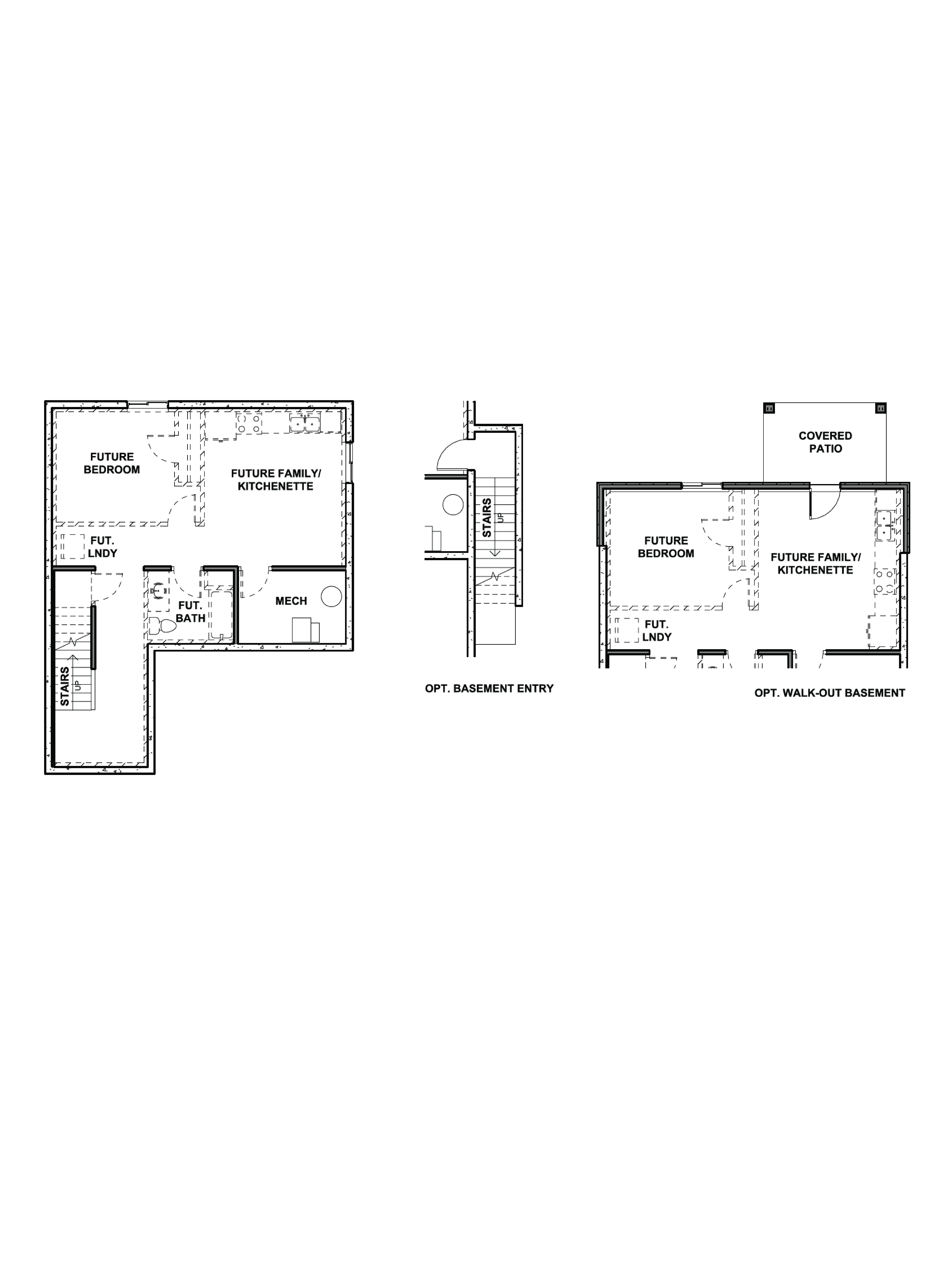 basement of our beechwood plan in our montreux community in heber, utah