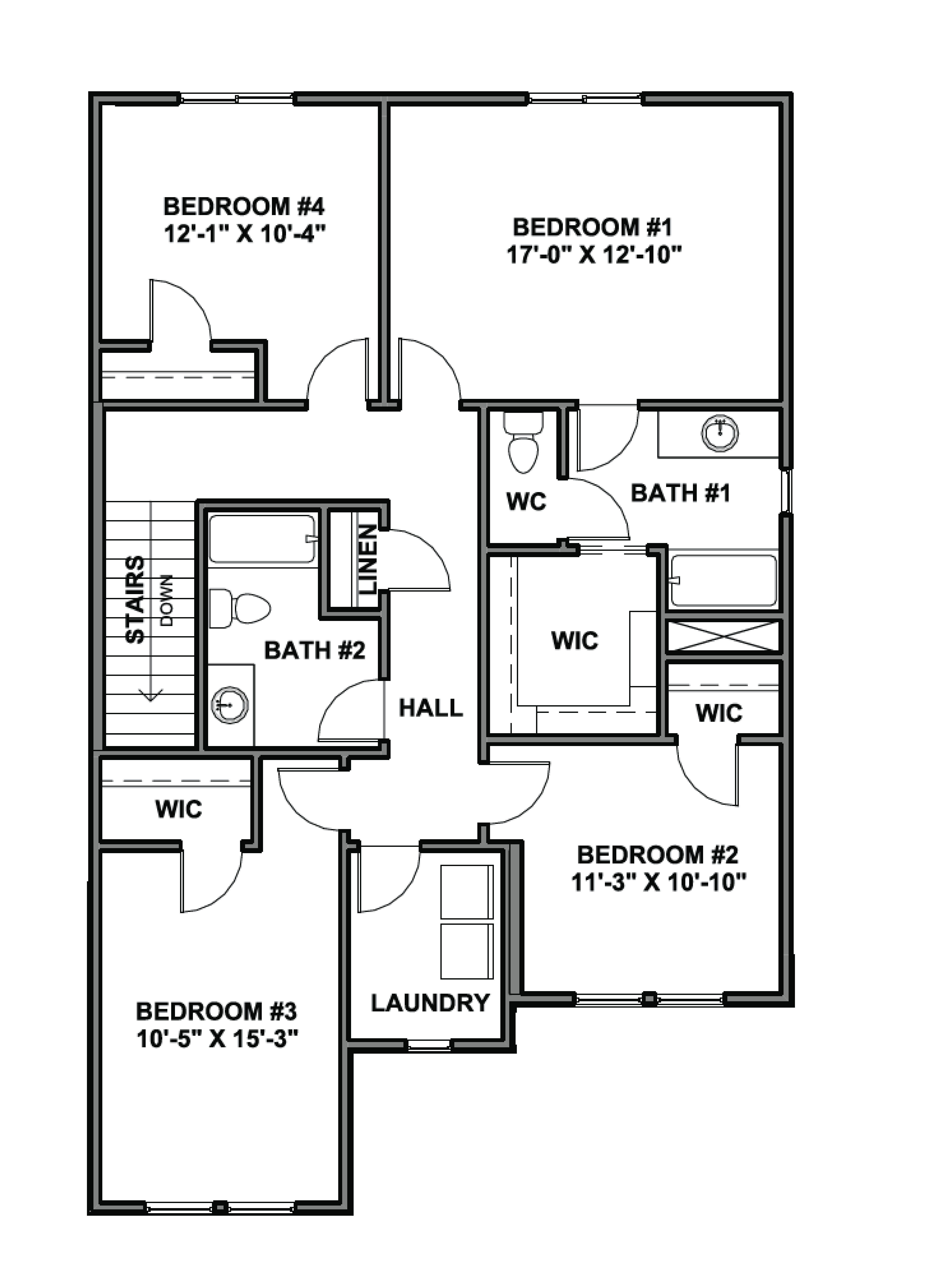 second floor of our beechwood plan in our montreux community in heber, utah