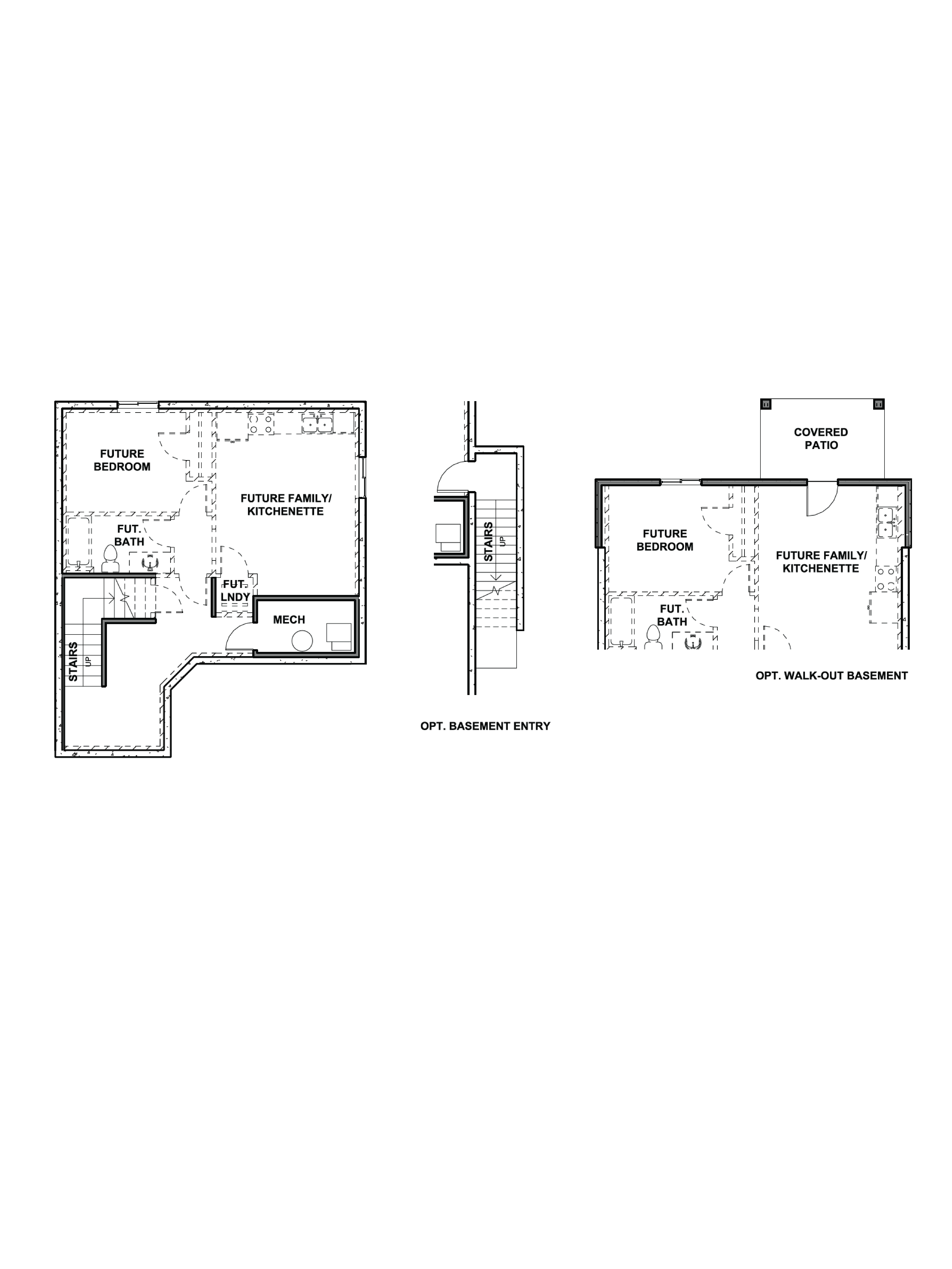 basement of our clover plan in our montreux community in heber, utah